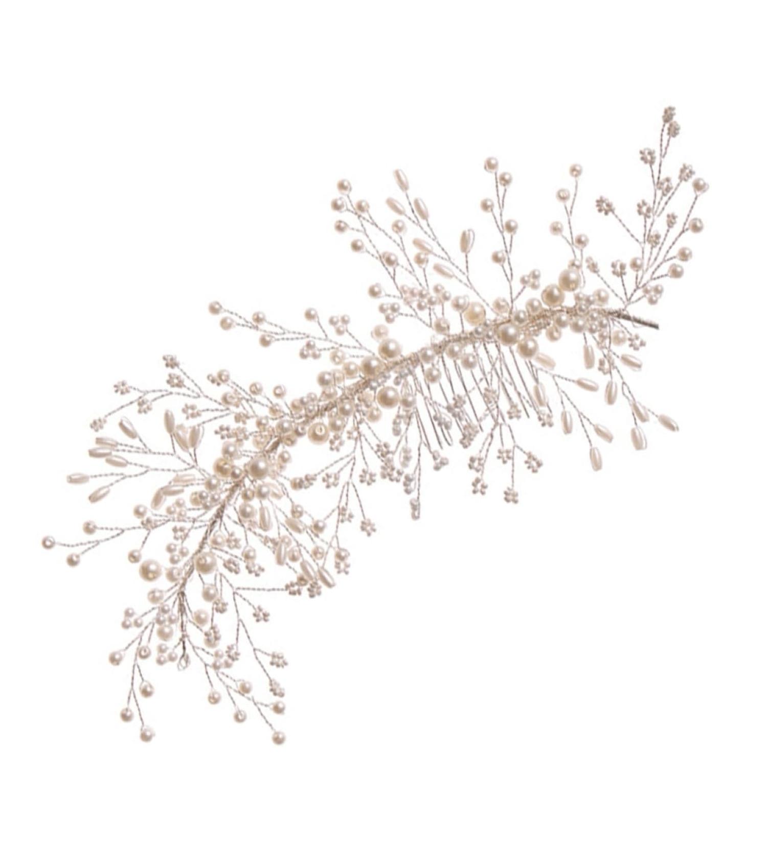 MAGICLULU Braided Pearl Hair Comb Wedding Headpiece for Bride Wedding Hair Accessories for Brides Bridal Hair Comb Pearl Hair Accessories Bride Hair Comb Pearls Hair Comb Wedding Hair Comb - Buy Online on GoSupps.com