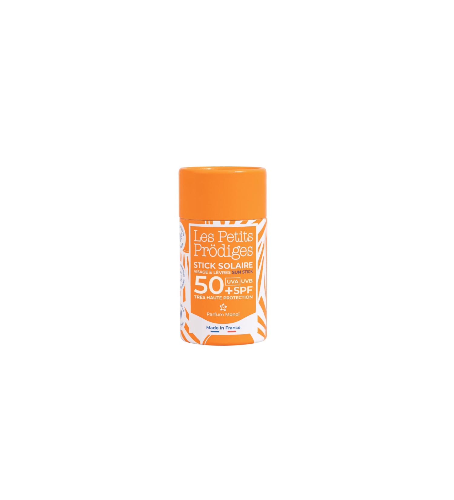 Sun Stick SPF 50+ 15g Very High Protection Eco-designed Biodegradable Vegan Made in France - LES PETITS PRODIGES - Buy Online on GoSupps.com