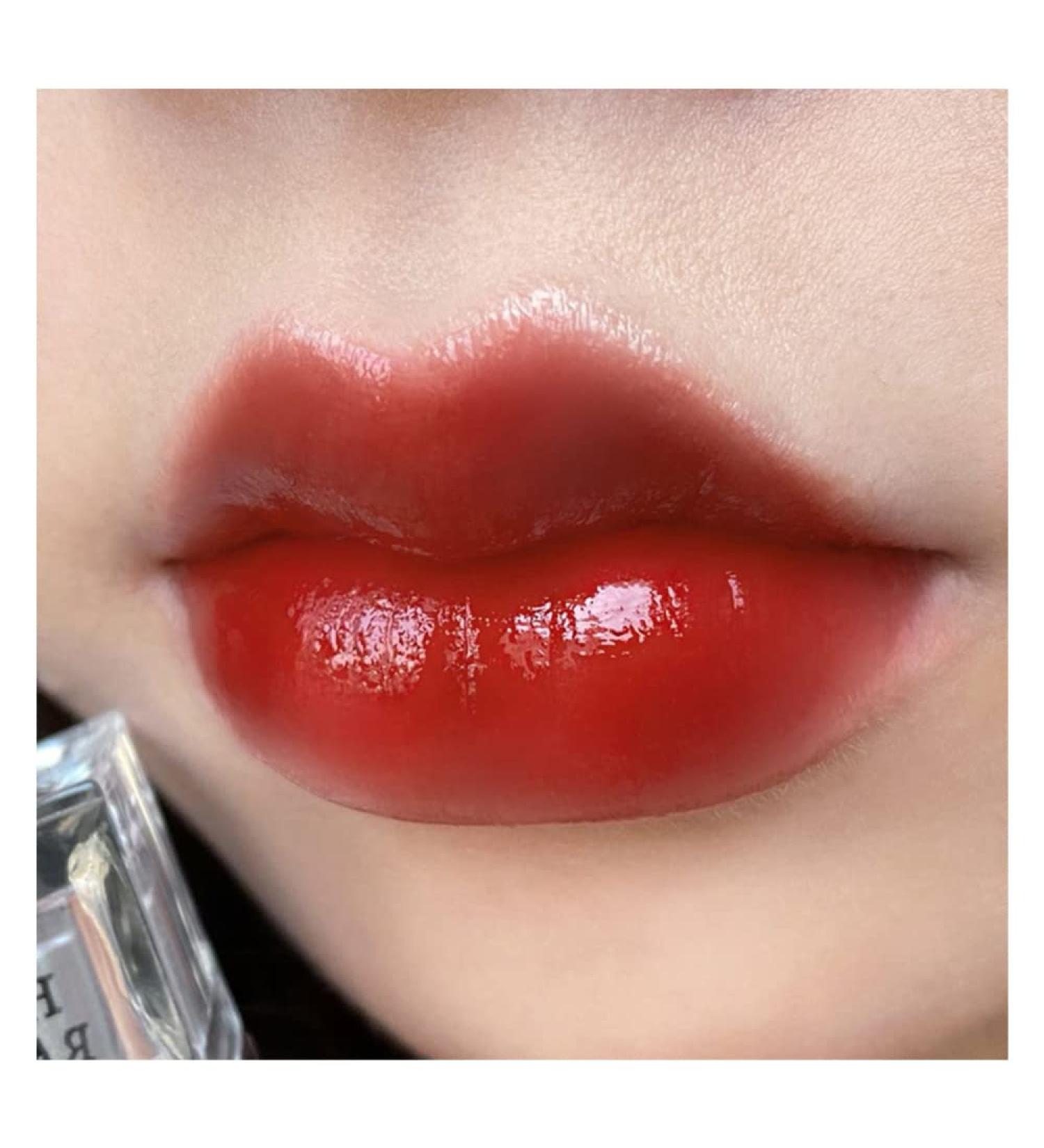 Laluerck Long Lasting Shiny Liquid Lipstick High Pigmented Shine Tinted Lip Gloss for Women Girls Cosmetic Supplies 5 - Buy Online on GoSupps.com