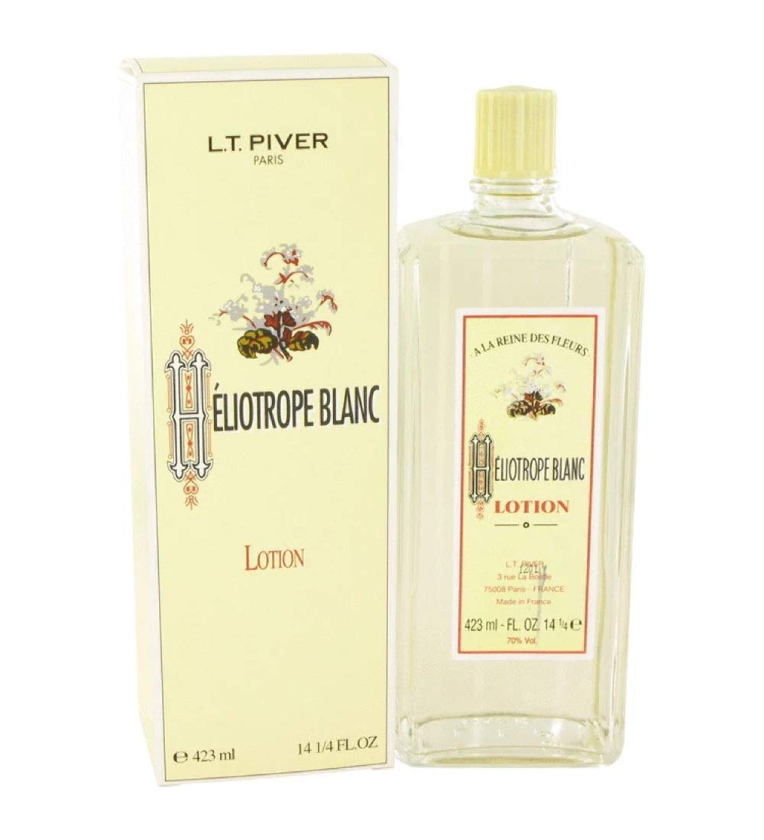 Heliotrope Blanc by LT Piver Lotion (Eau De Toilette) 3.3 oz