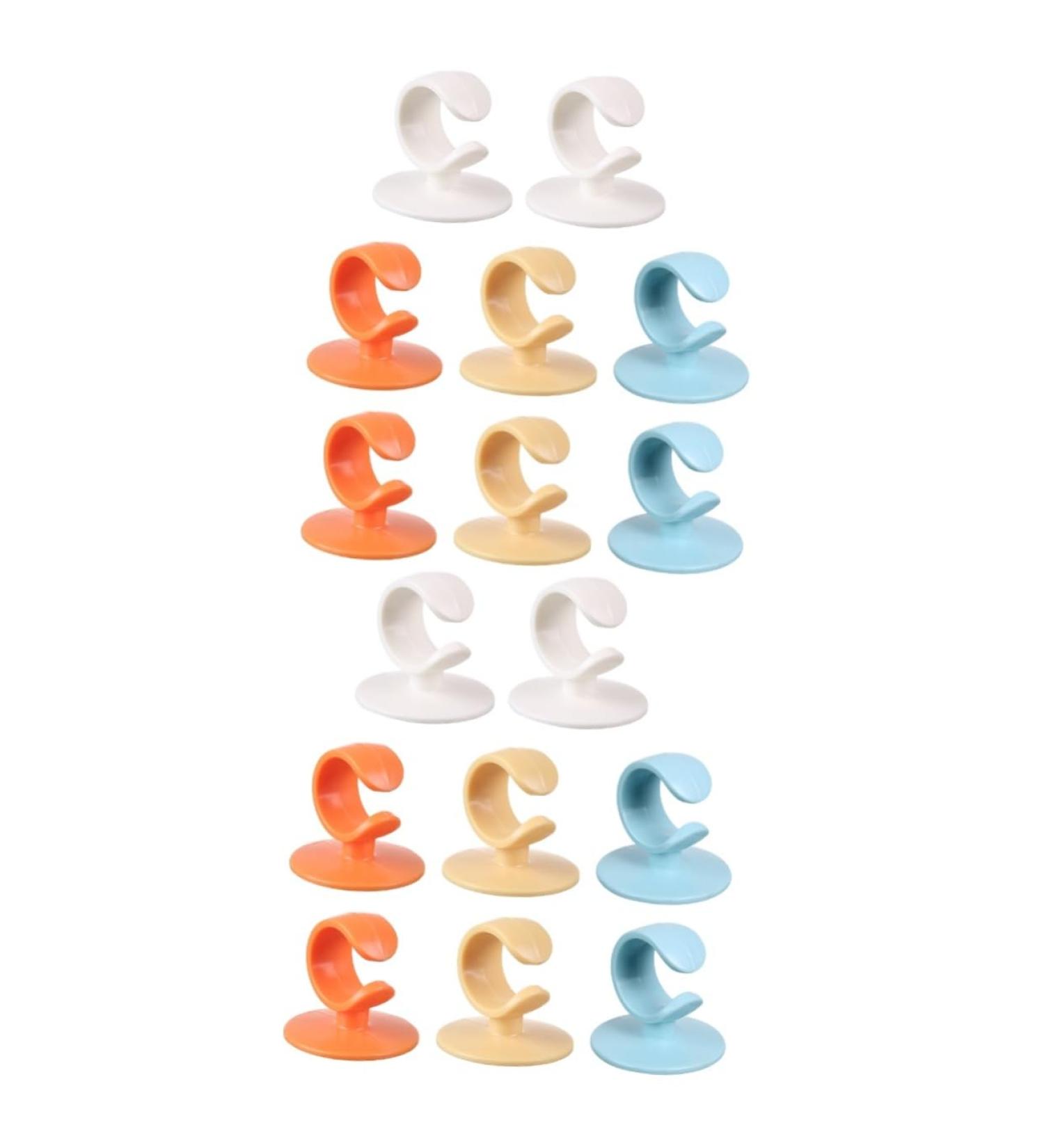 CABILOCK 16 STK Self-Adhesive Wall Hooks - Durable Cable Holders & Home Decor Solutions for Cabins and More - Buy Online on GoSupps.com