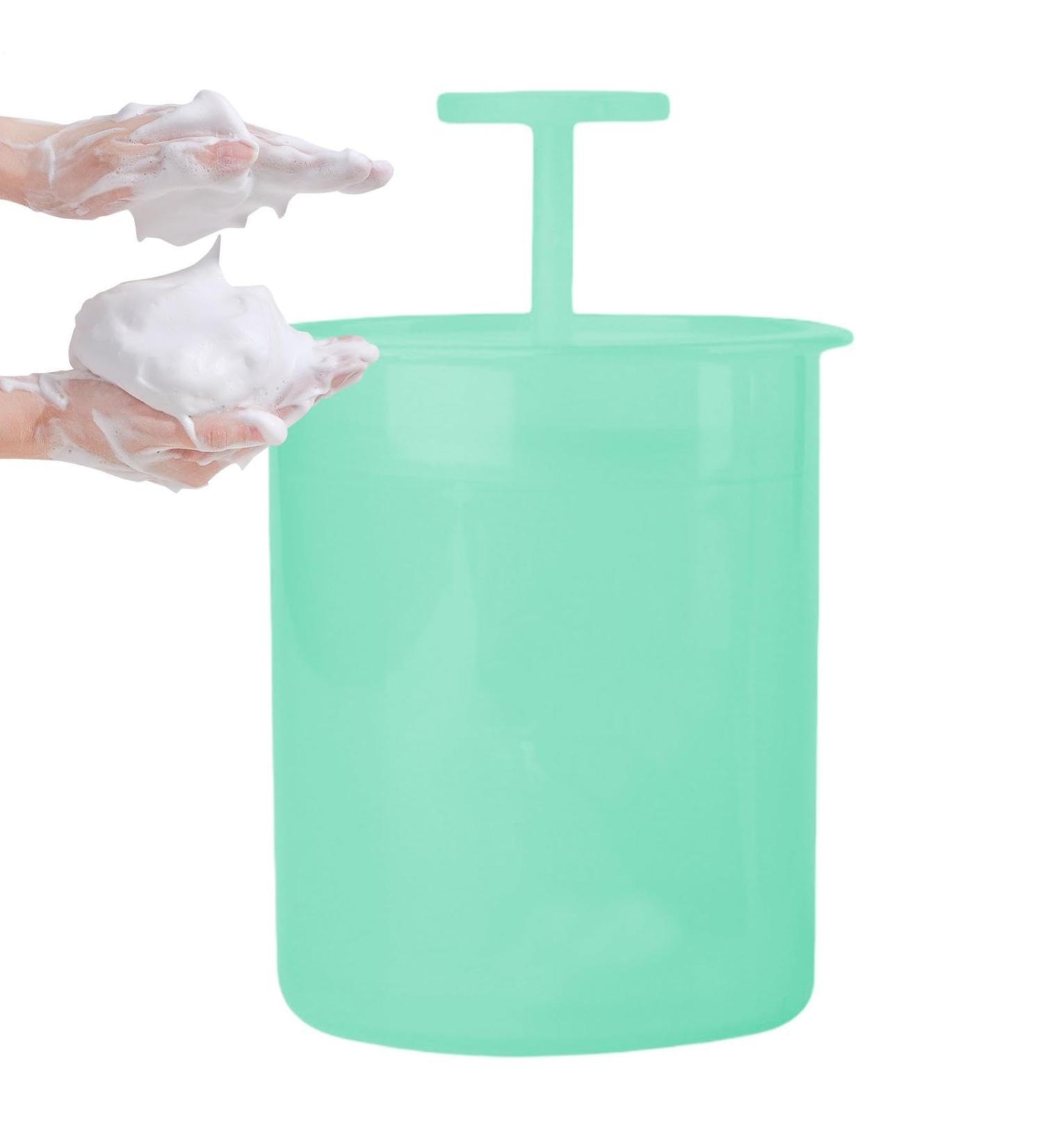 Cleanser Foamer - Face Wash Foamer Foam Maker for Face Wash Portable Manual Face Cleanser Foaming Bottle | Ergonomic Pump Skincare Facial Cleansing Tool Cleansing Foaming Maker for Women Girls Green - Buy Online on GoSupps.com