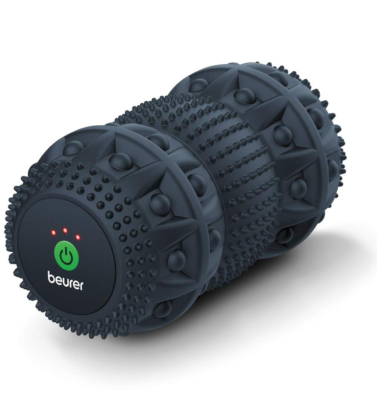 Beurer MG 35 Deep Roll Massage Roller with Vibration | Trigger Point Fascia Roller - 3 Intensity Levels & Versatile Deep Tissue Massage - Buy Online on GoSupps.com