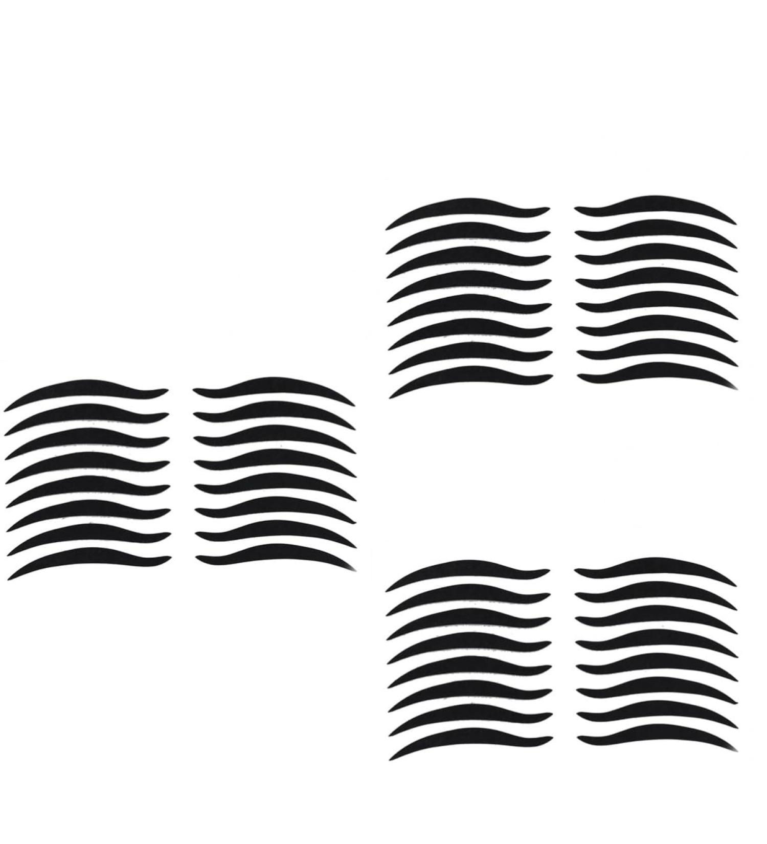MAGICLULU 240 Pairs Double Eyelid Tape Black Eyeliner Sticker Eyeliner Eyeshadow Sticker Smoky Water Proof - Buy Online on GoSupps.com