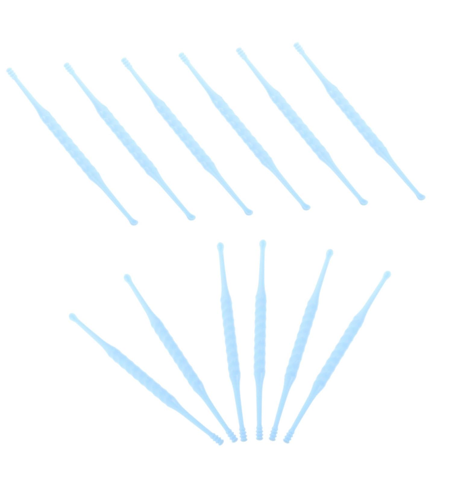 Generic 12Pcs Ear Cleaner Tool Plastic Wax Picker for Easy Ear Cleaning Smooth Ends Safe and Portable Random Color - Buy Online on GoSupps.com