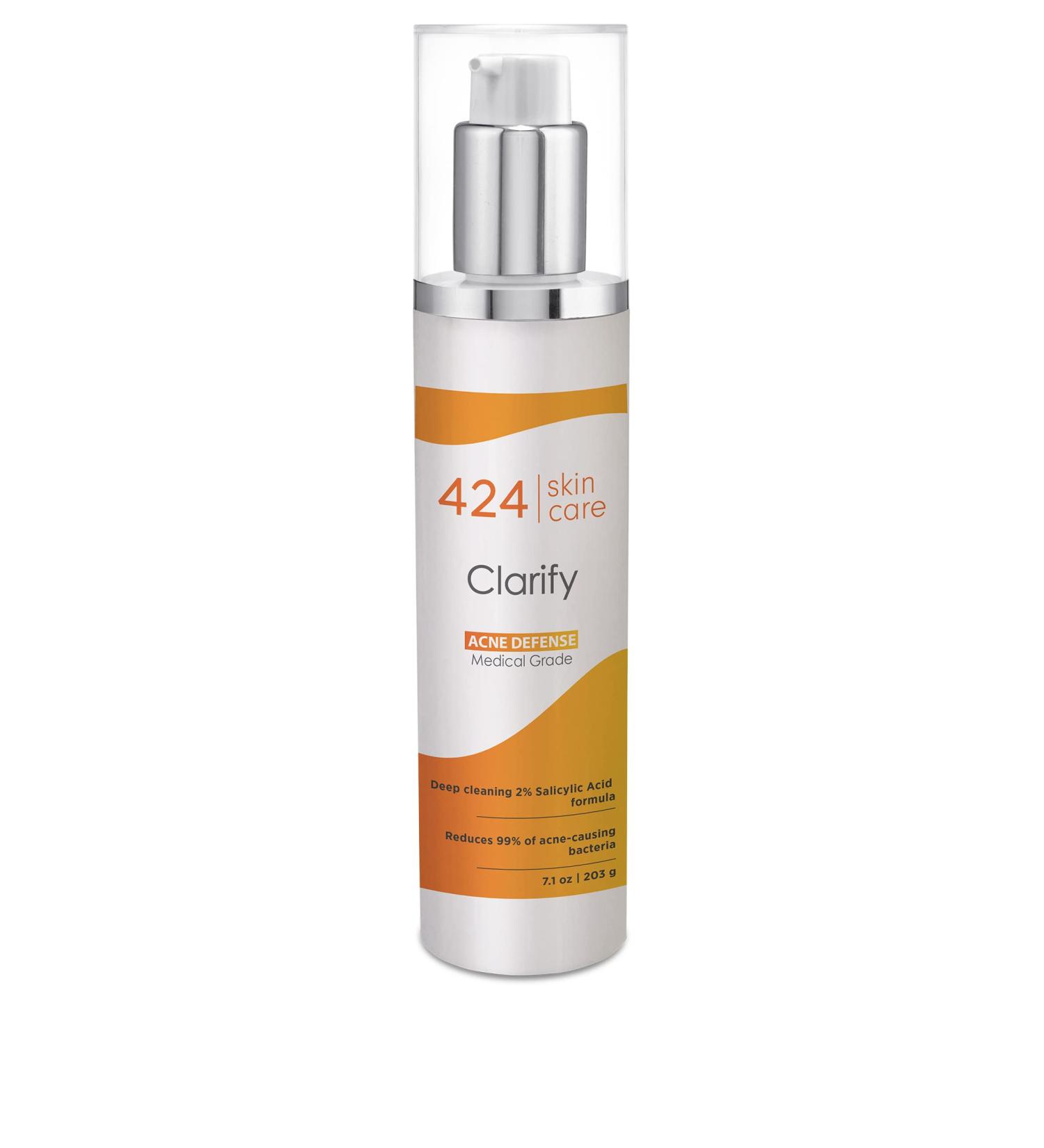 424 Skin Care Clarify - Dermatologist Tested & Recommended - Clinically Proven Formula - 7.1 oz