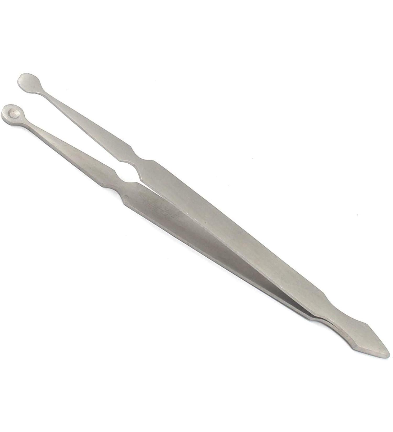 BEAD BALL HOLDING TWEEZERS 4 1/2 PIERCING TOOL