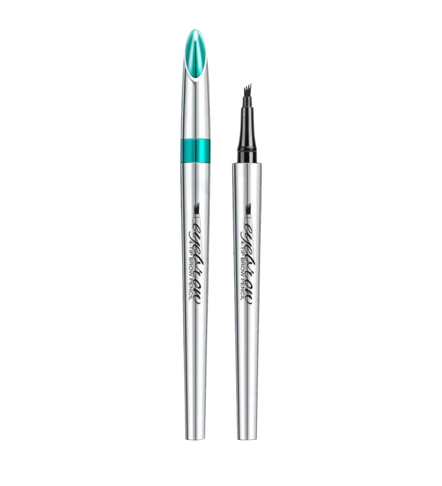 Eyebrow Pen Eyebrow Makeup Eyebrow Pen for Women with 4 Fork Tip for Natural-Looking Eye Brow Pencils for Women (01) - Buy Online on GoSupps.com