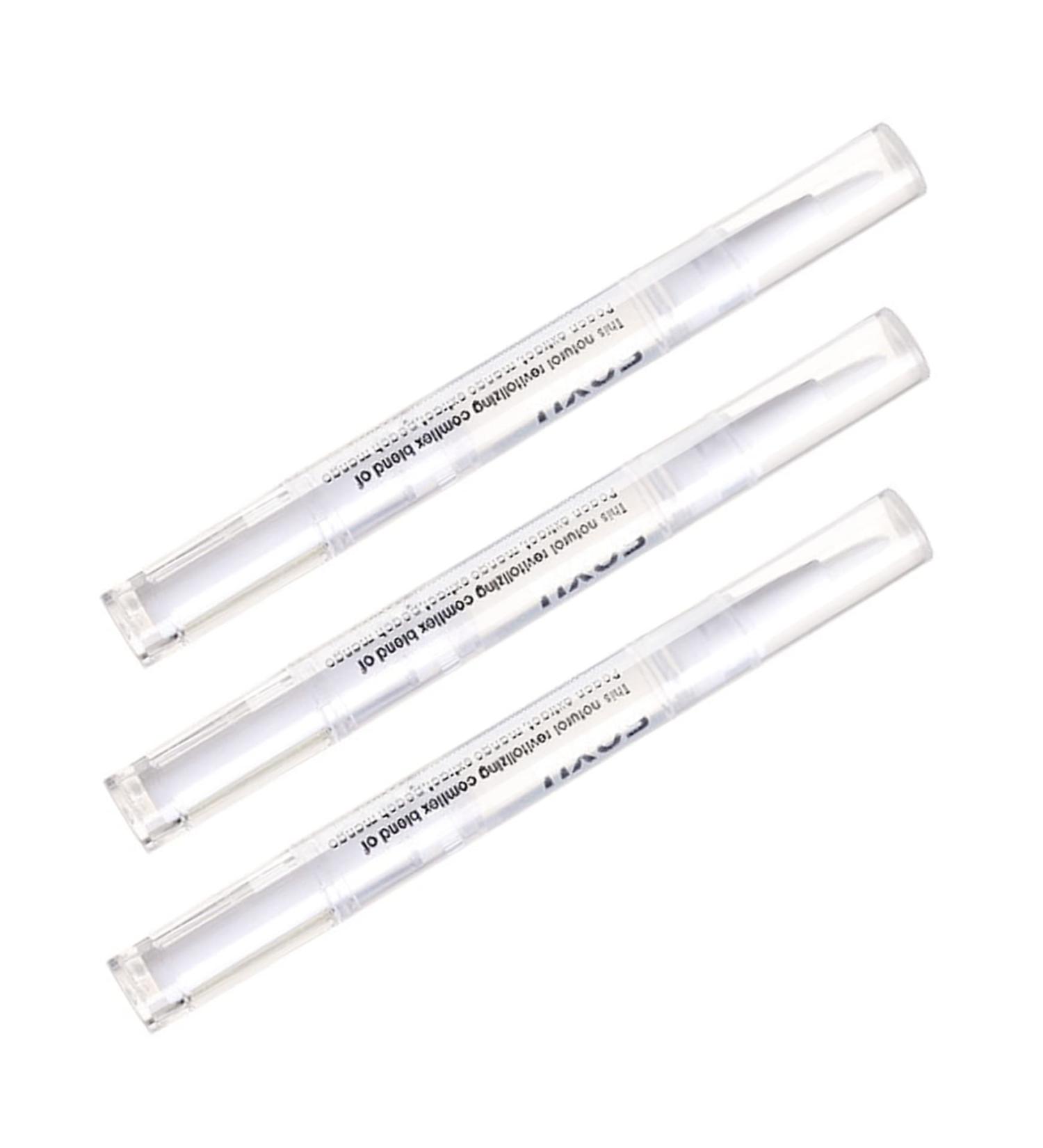 Stylos huile pour cuticules ingr dients naturels revitalisant pour cuticules stylos huile pour ongles avec brosse douce pour le soin des ongles pr venir les fissures 3 pi ces - Buy Online on GoSupps.com