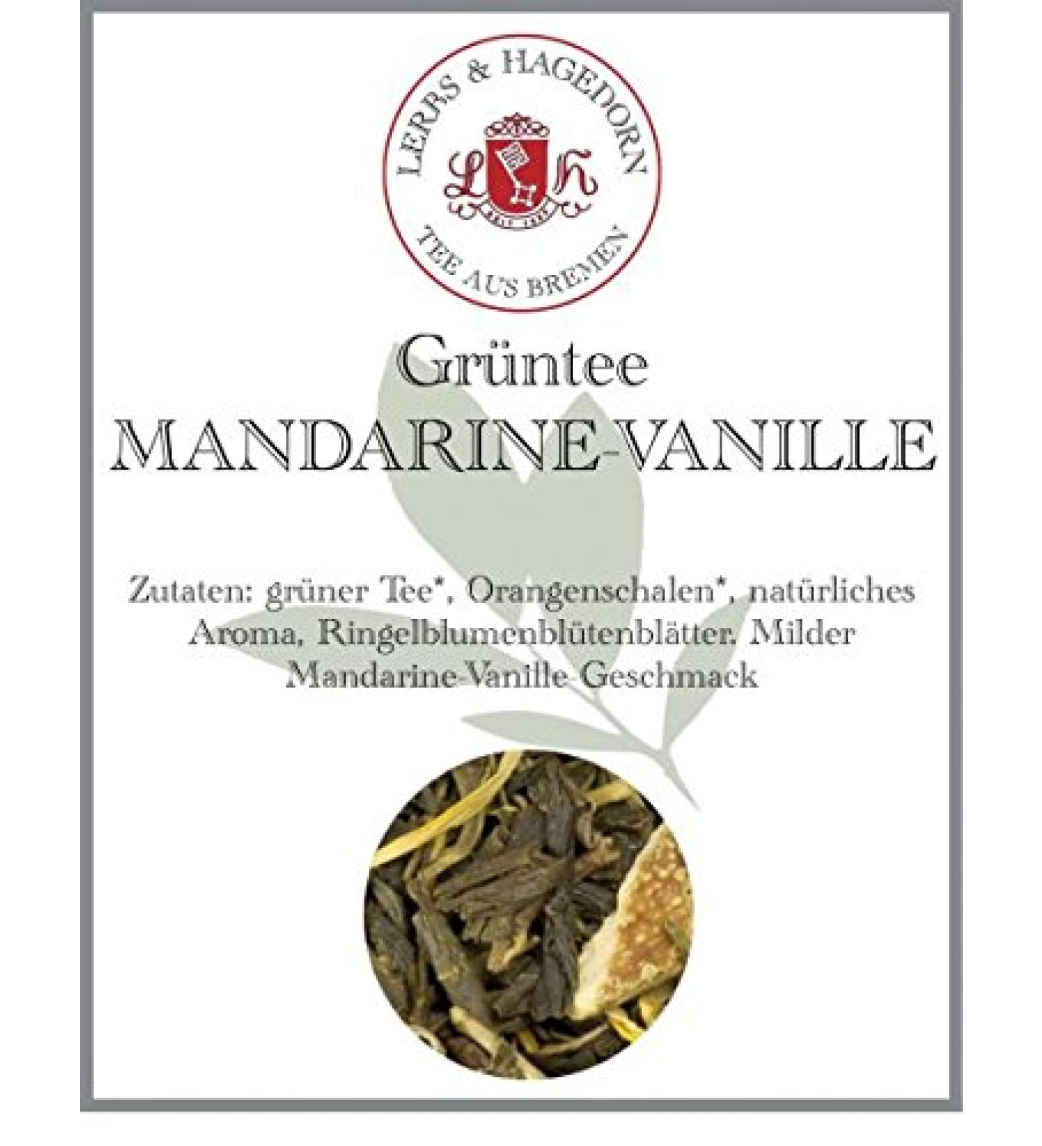  Lerbs & Hagedorn Organic green tea MANDARIN-VANILLA 2 kg - Buy Online on GoSupps.com