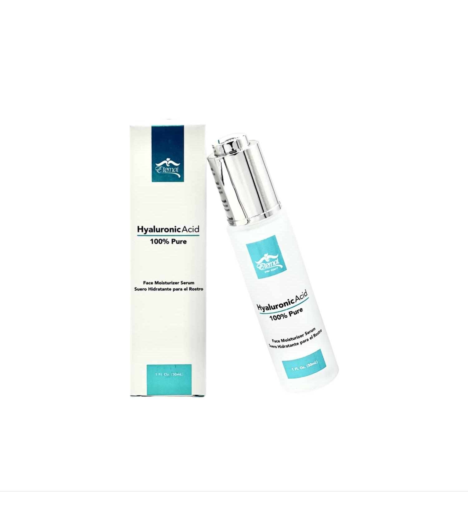 Eternal Spirit Beauty Skin Care - Face Moisturizer - ha - Hyaluronic Acid Anti Aging - Pure Hyaluronic Acid Serum 1 Fl oz (30ml)