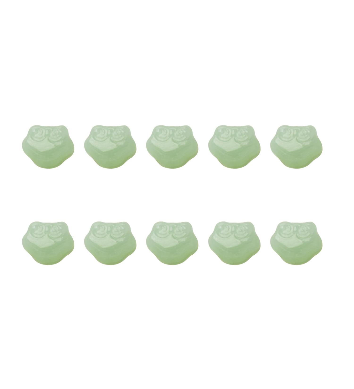 FEIlei Peace Buckle Nail Charms Glass Nail Rhinestones Flat Back Nail Gems Nail Decor - Buy Online on GoSupps.com