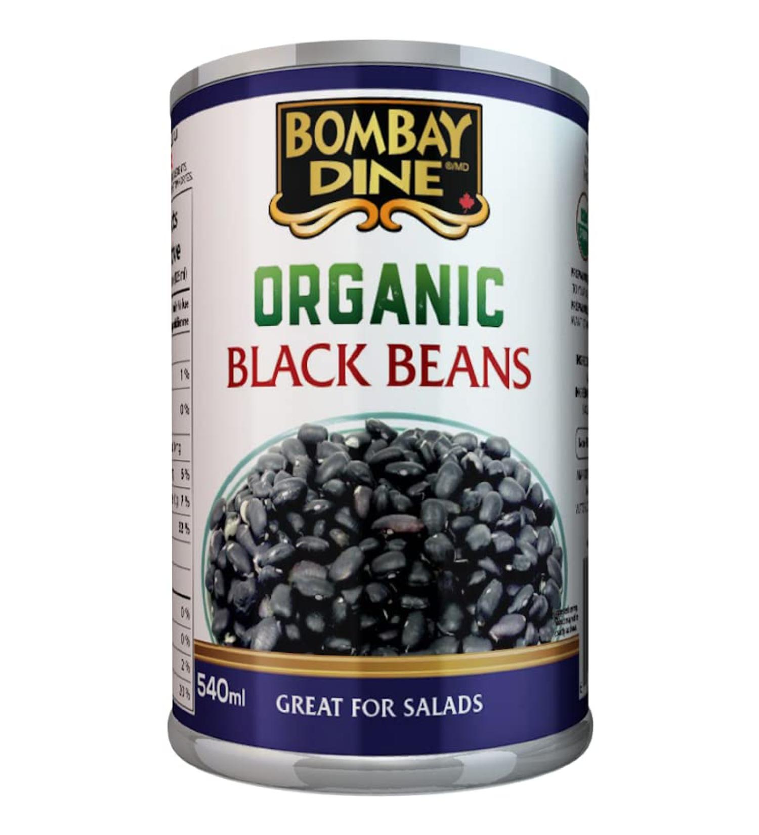 Bombay Dine Organic Black Beans (12-Pack) 12 x 540ml