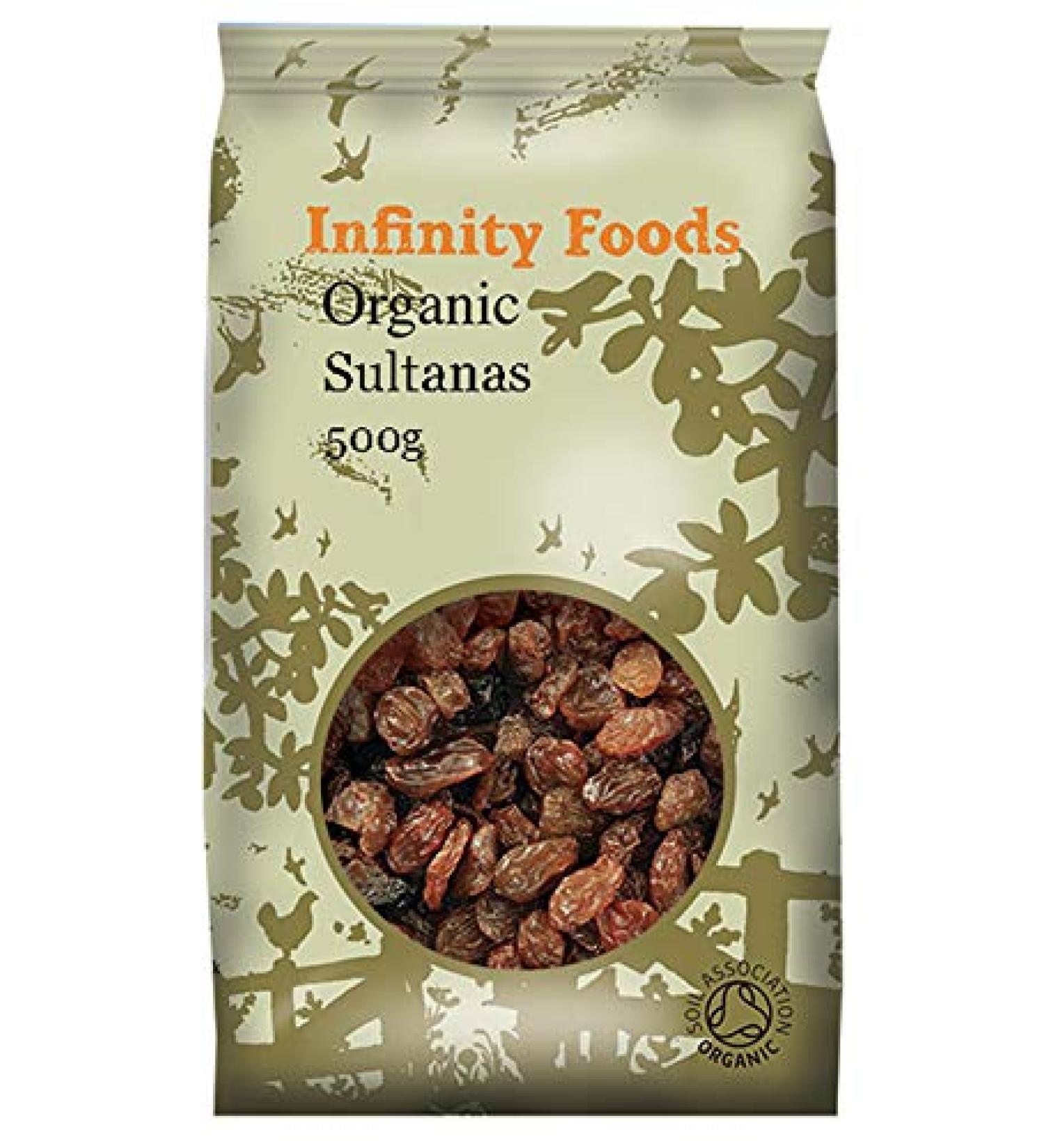 Infinity Foods Organic Sultanas 500g