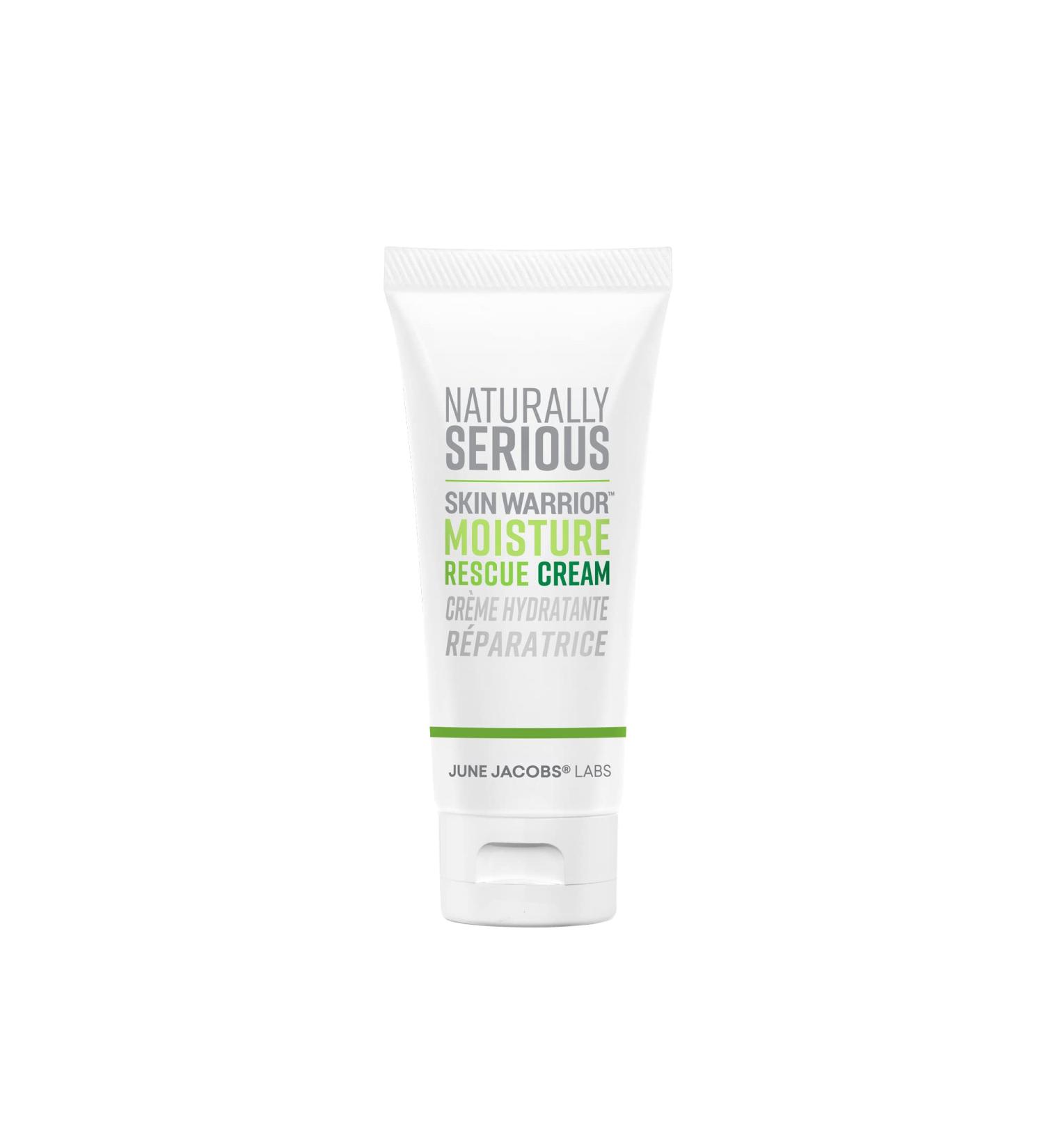 Naturally Serious Skin Warrior Moisture Rescue Cream | Vegan Daily Moisturizer & Skin Barrier Cream | Cruelty-Free Skincare Worldwide - Buy Online on GoSupps.com