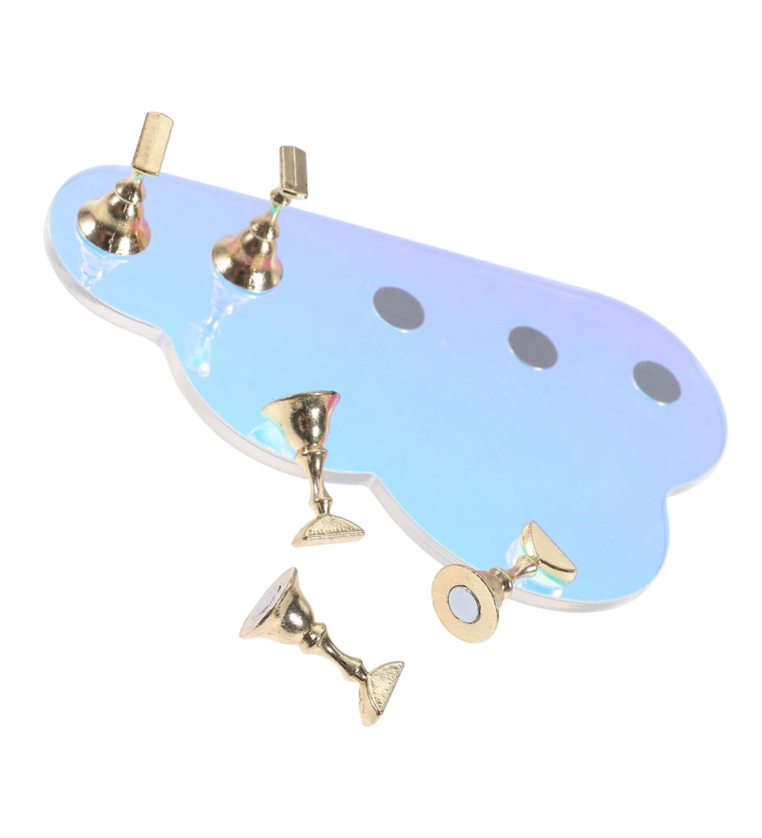 minkissy 1 Set Nail Tools Press on Nails Stand False Nails Display Stand Nails Tips Display Stand Nail Art Practice Stand Press on Fake Nails Stand Press on Nails Holder Metal Bracket Fairy - Buy Online on GoSupps.com