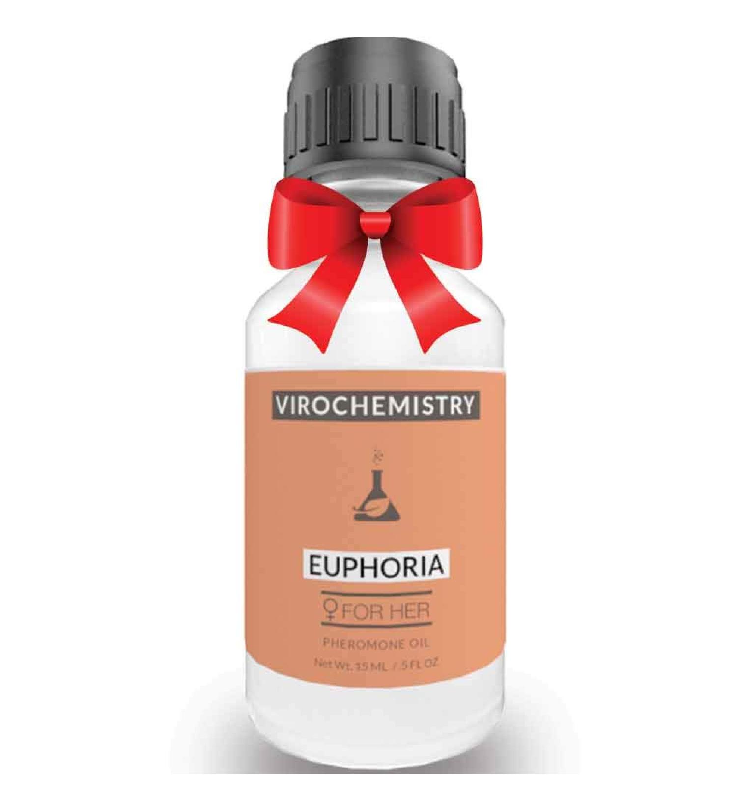 Pheromones For Women (EUPHORIA) - Elegant Ultra Strength Organic Fragrance Body Perfume Oil 15mL Concentrate Human Grade Pheromones to Attract Men  - Buy Online on GoSupps.com