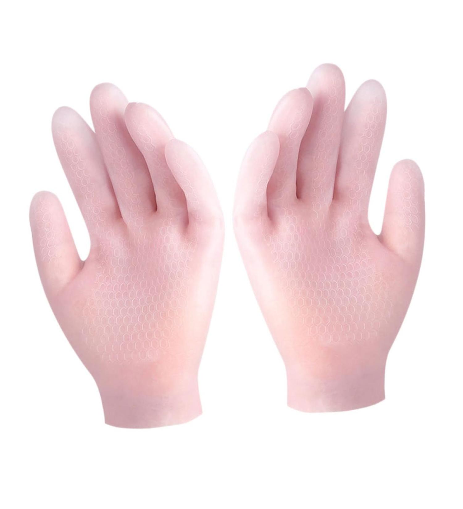 Housoutil 1pair Moisturizing Gloves High Heels for Women Moisturizing Repairing Gloves Oil Paper Face Dry Hand Gloves Girls Glove Cosmetic Nursing Supplies Pink Sebs Women's 21.5x13cm - Buy Online on GoSupps.com