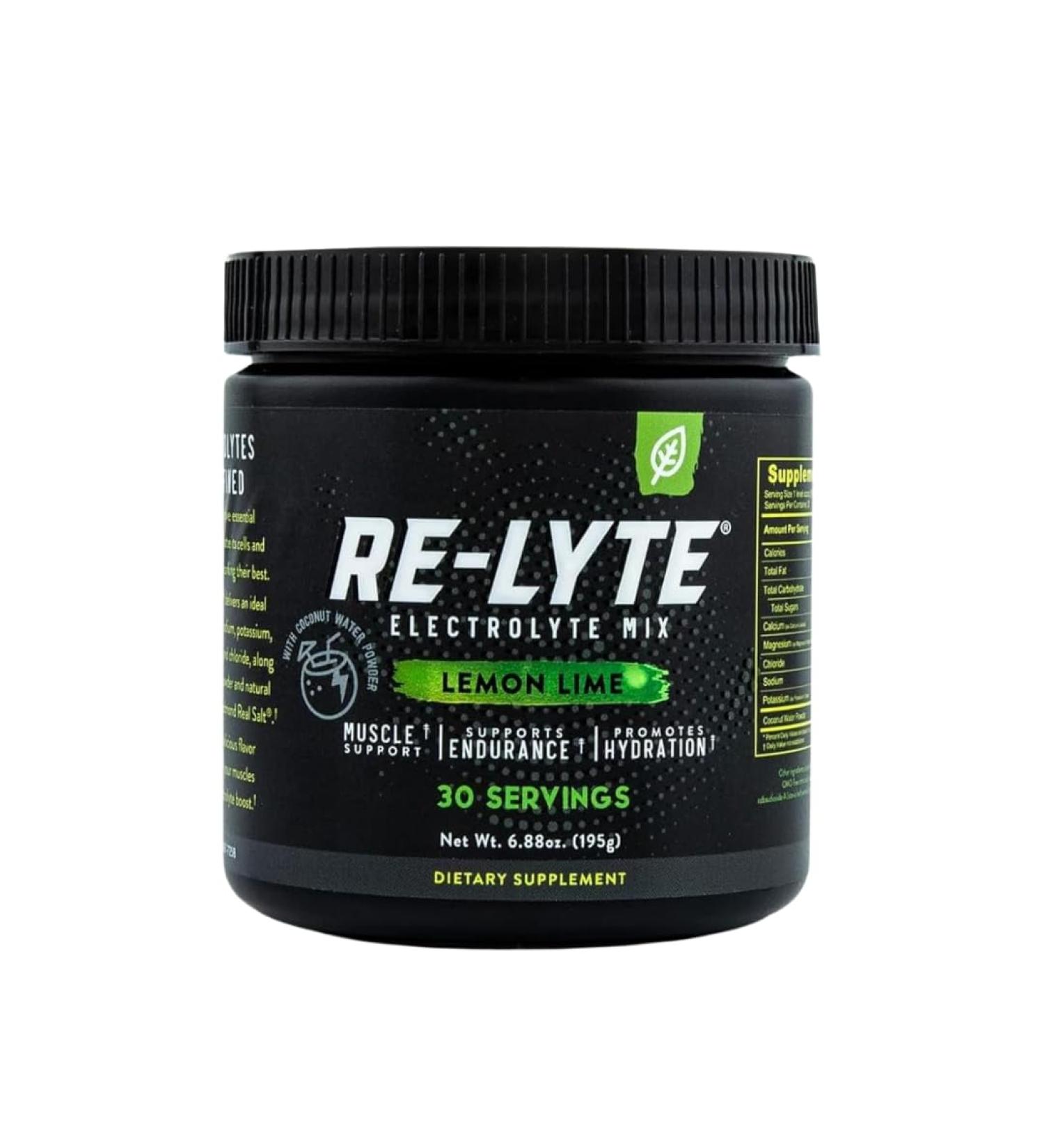 Re-Lyte Electrolyte Drink Mix Lemon Lime 30 Servings 6.88 oz. - Buy Online on GoSupps.com