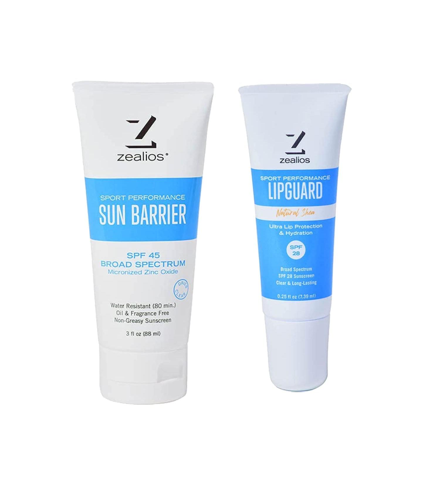 Zealios LipGuard (SPF 28) & (SPF 45) Sunscreen Lip Applicator Broad Spectrum Protection for Sensitive Skin - Buy Online on GoSupps.com