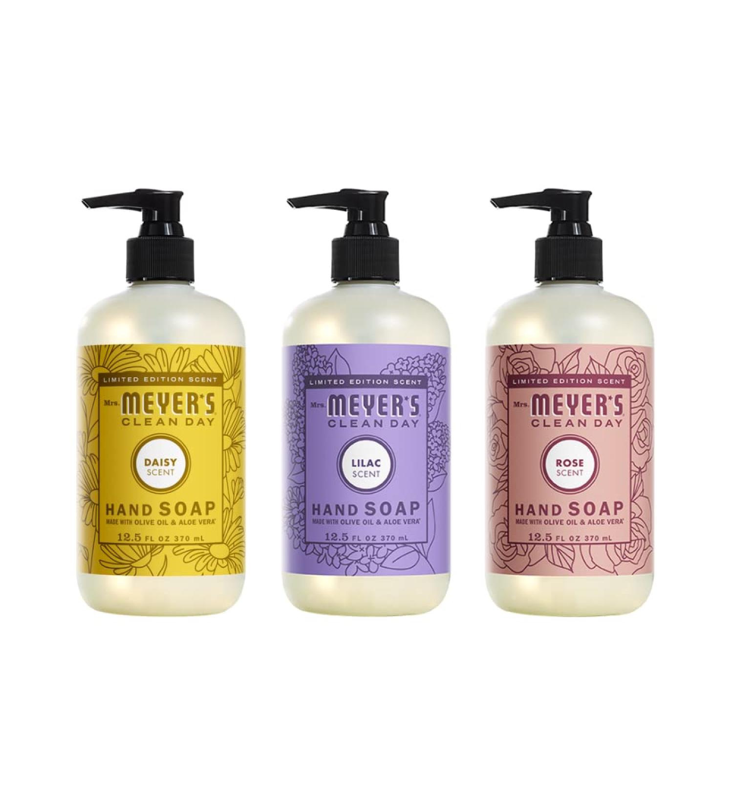 Mrs. MEYER'S CLEAN DAY New Spring Scent Variety Pack (Lilac + Daisy + Rose) - Buy Online on GoSupps.com