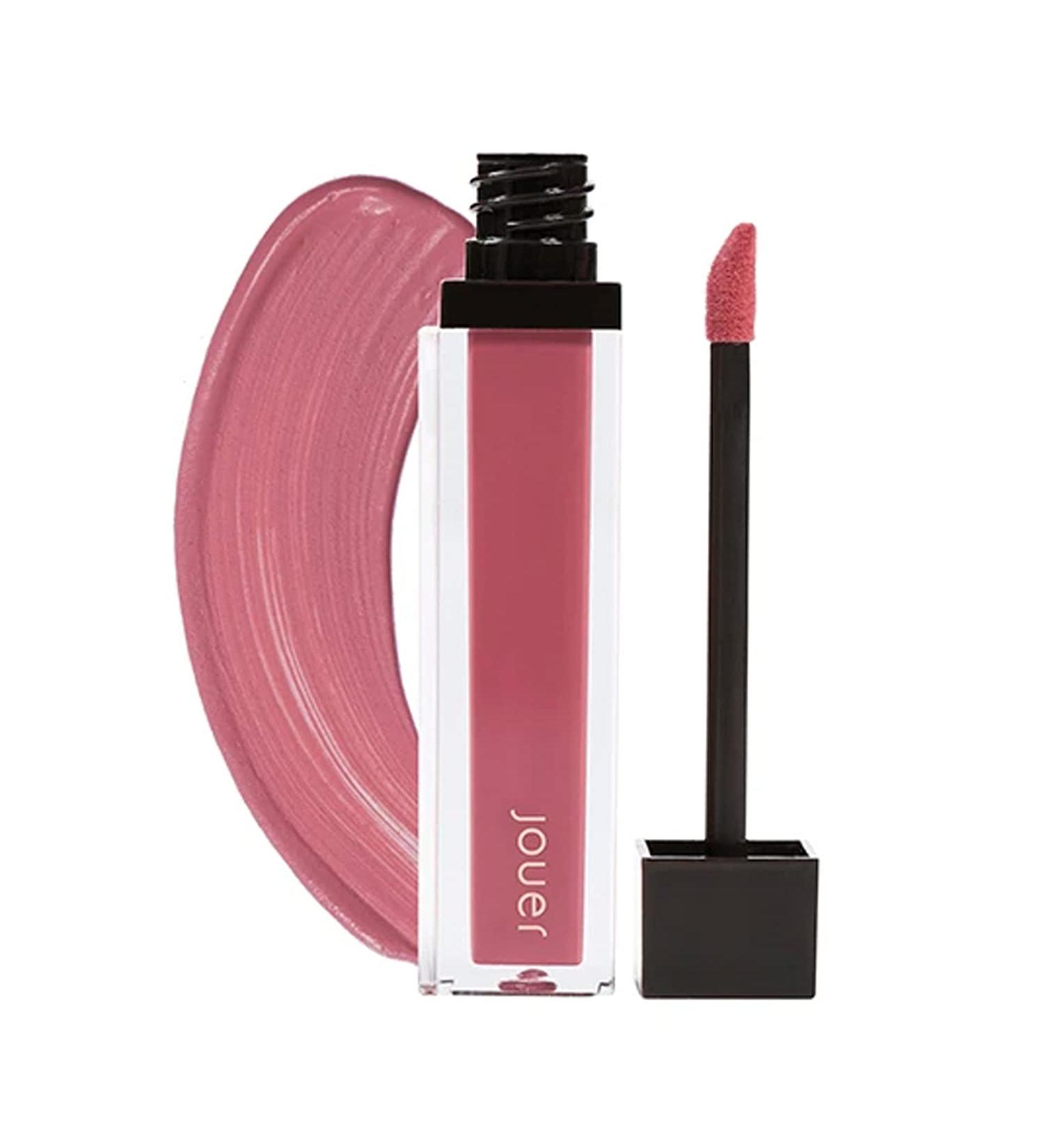 Jouer Long-Wear Lip Cr me Liquid Lipstick - P tale De Rose | Matte Cool Deep Rose | 1.09 fl. oz - Buy Online on GoSupps.com