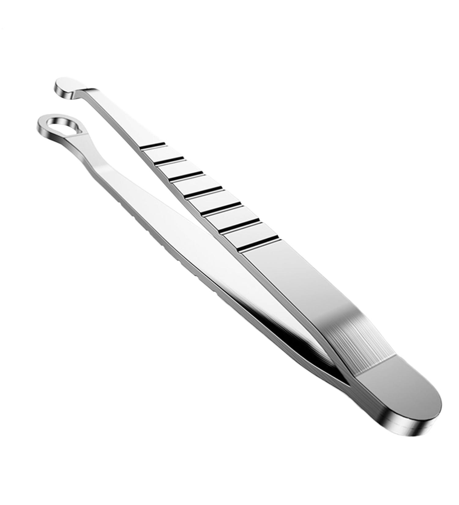 Eyebrow tweezers and nose hair trimmer precision grooming device with round tip and nonslip dry shaver - Buy Online on GoSupps.com