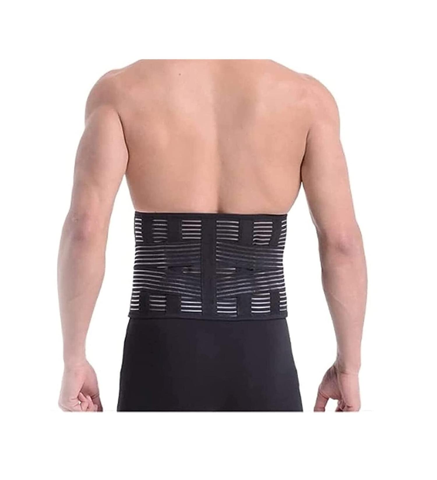 Adjustable Lumbar Support Belt for Men & Women - Alleviate Back Pain Intervertebral Disc Relief Ideal for Squat Training & Sports (XX Large) - Buy Online on GoSupps.com