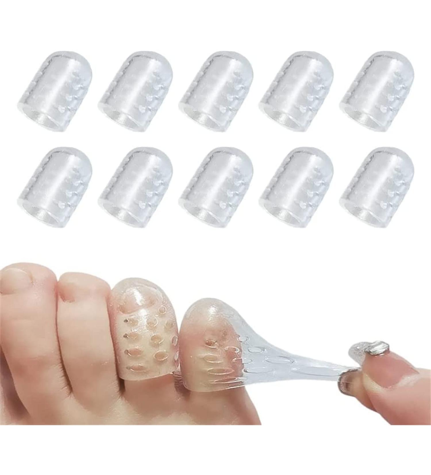 2023 Silicone Anti-Friction Toe Protectors - Clear Pinky Toe Corrector for Women (10Pcs) - Buy Online on GoSupps.com