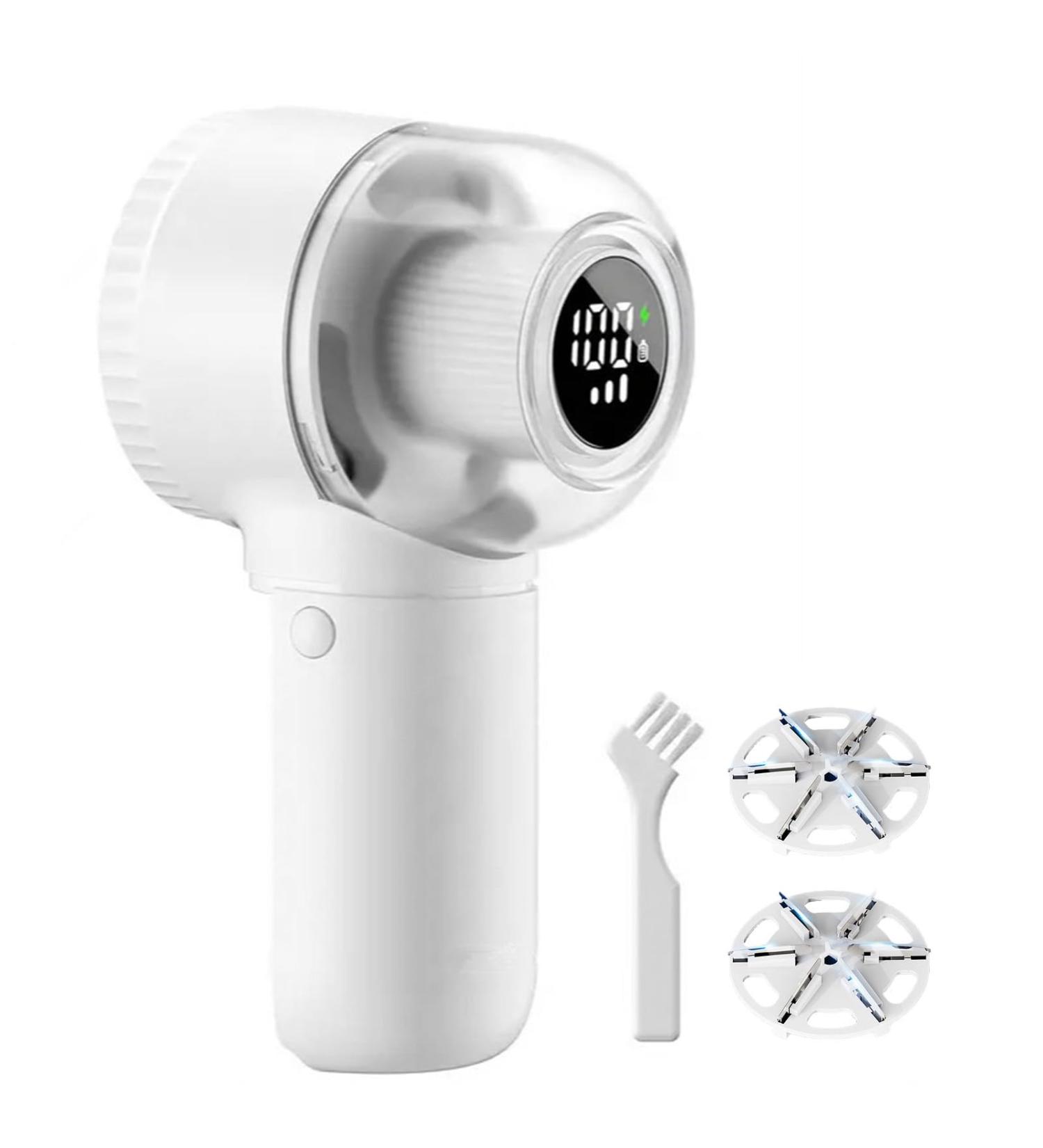 2 in 1 Electric Fabric Shaver & Lint Remover - Adjustable Digital Display Sweater Defuzzer with Dual Blade Heads for Clothes & Sofa - International Shipping Available - Buy Online on GoSupps.com