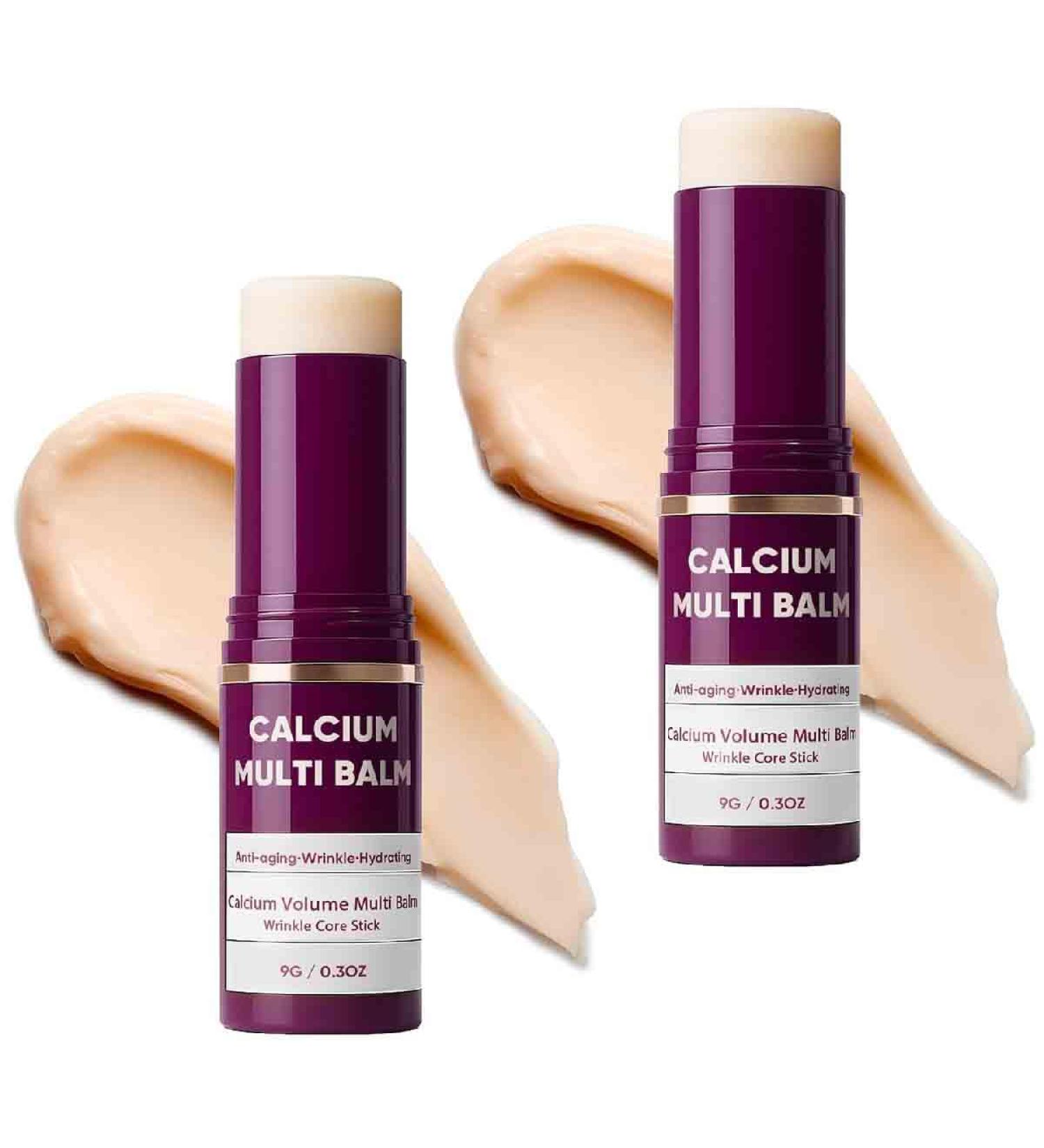 CYGunGun Calcium Multi Balm StickCollagen Moisturing StickCalcium Volume Multi Balm Core stickHydrating Firming Skin Suitable for Eyes Neck Face 9g 2pcs 1 2pcs 1 - Buy Online on GoSupps.com