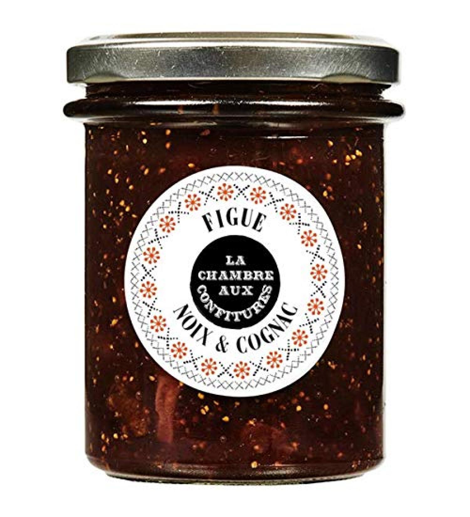 La Chambre Aux Confitures Fig Walnut Cognac Jam from France 200 g Fig Nut Cognac