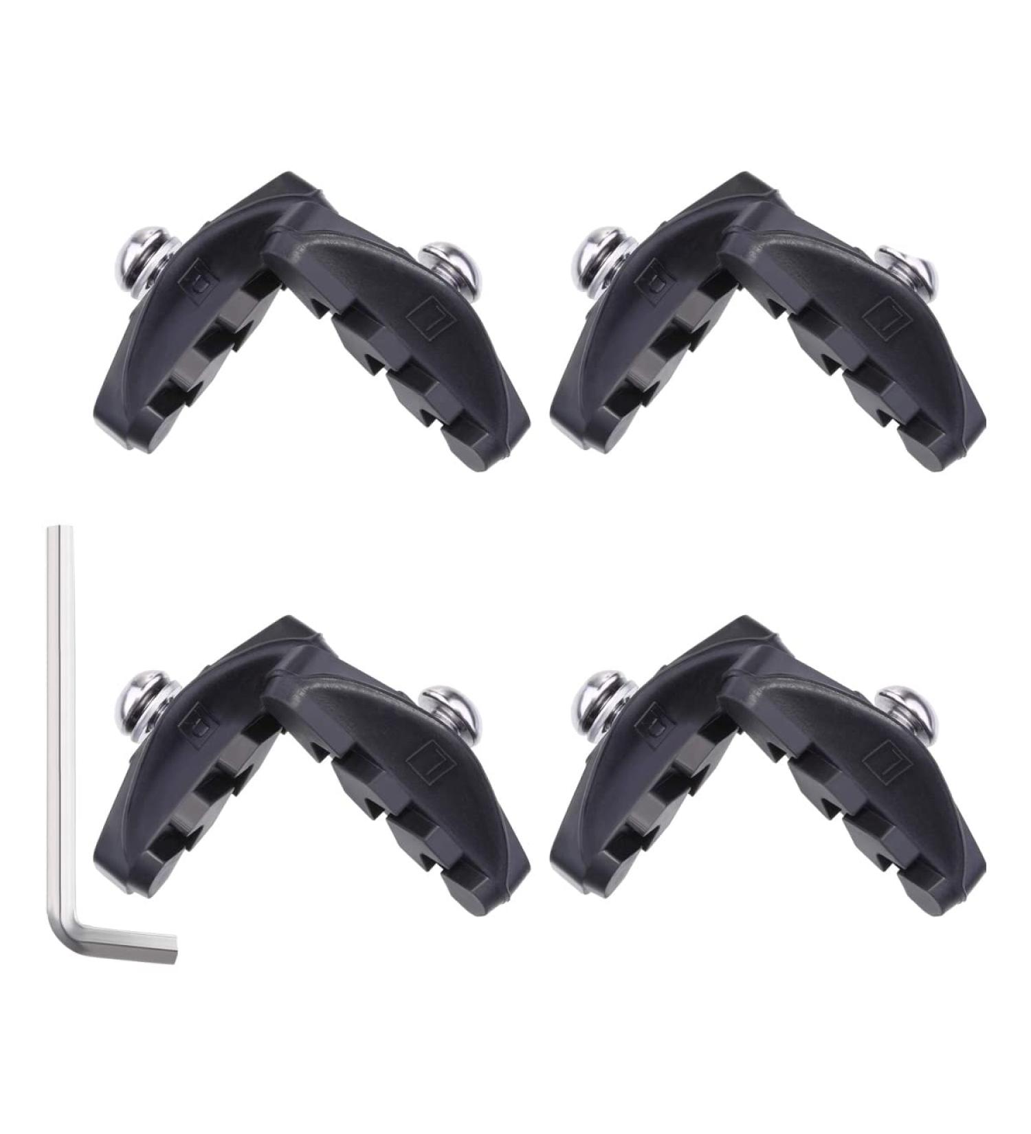 Road Brake Pads 50mm with Installation Tool - Set of 4 Pairs | Caliper Brake Blocks - Buy Online on GoSupps.com