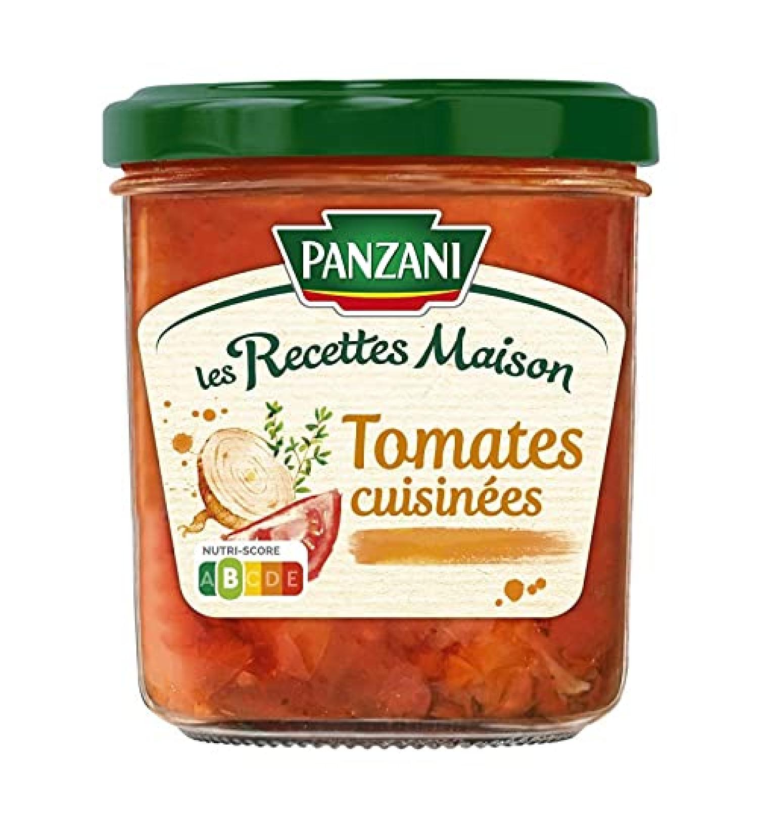 PANZANI - Freshly Cooked Quality Sauce Cooked Tomatoes 320G - Pack of 4