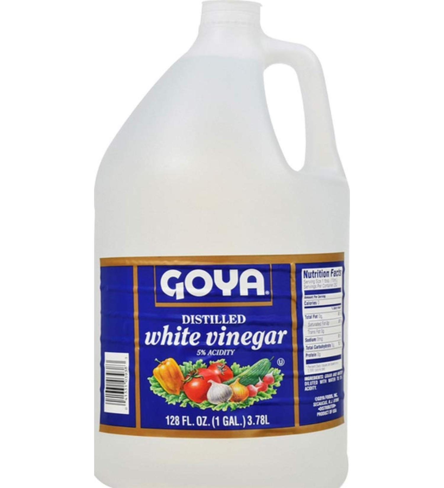Goya White Vinegar - Distilled, 1 Gallon