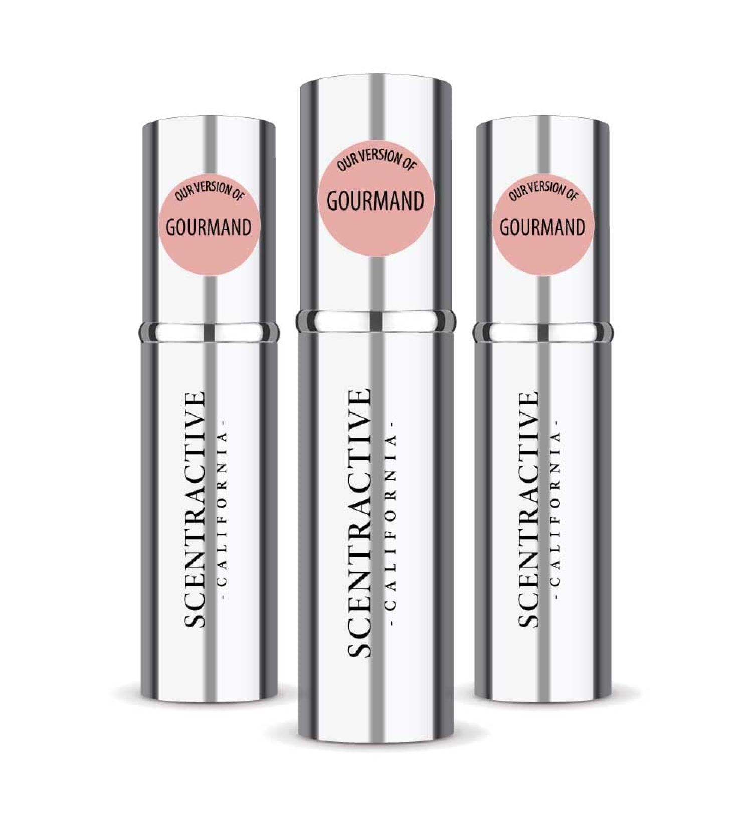 CA Perfume Impression of Emra Gourmand For Women & Men Fragrance Concentrated Long Lasting Eau de Parfum Spray Refillable Glass Atomizer Bottle 0.17 Fl Oz/5ml-X3 EMRA GOURMAND 0.51 Fl Oz (Pack of 1) - Buy Online on GoSupps.com