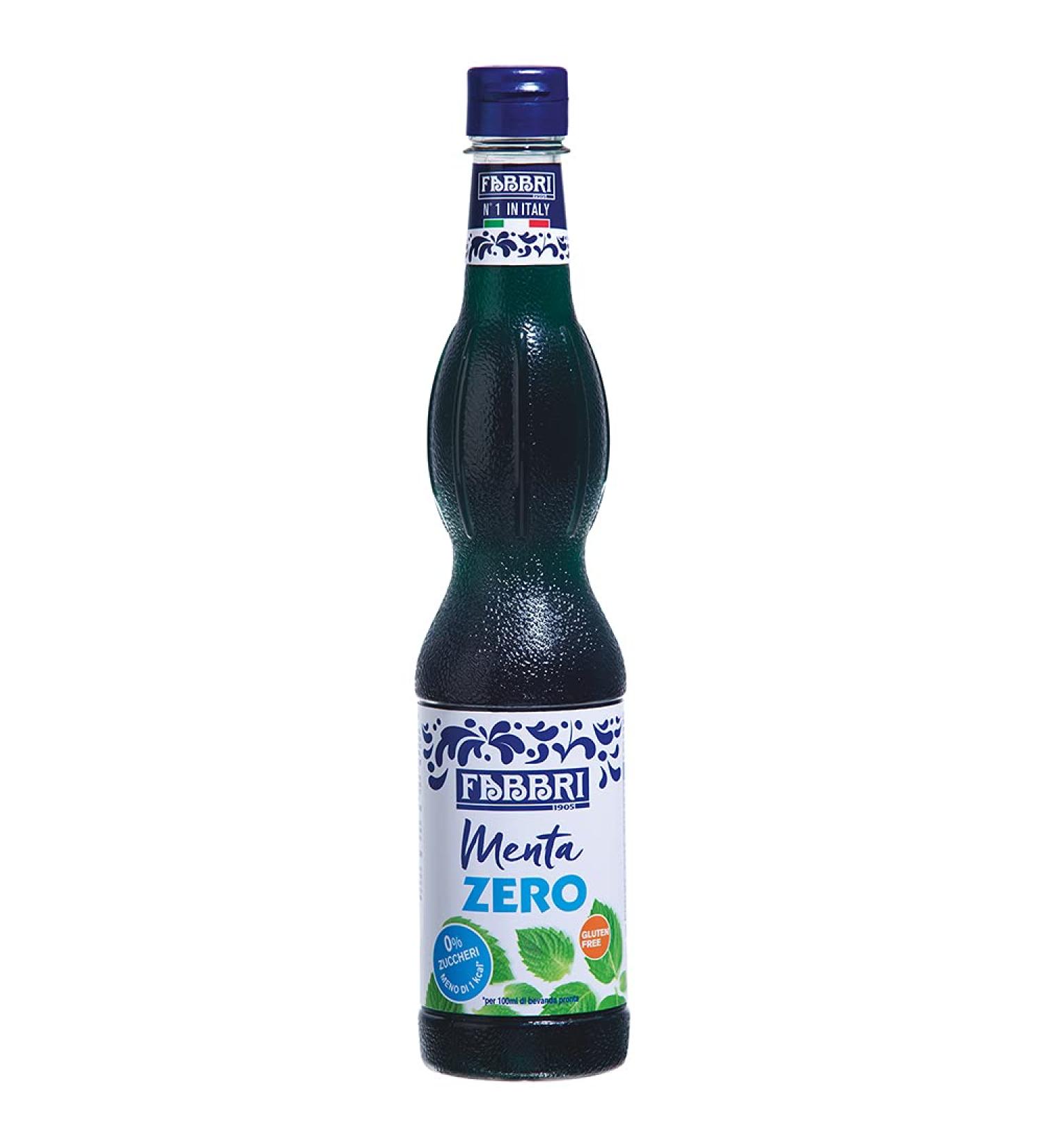 Fabbri 1905 Menta Zero Syrup | Sugar-Free Mint Syrup for Drinks Ice Cream Toppings Baking | 560ml - International Shipping Available - Buy Online on GoSupps.com