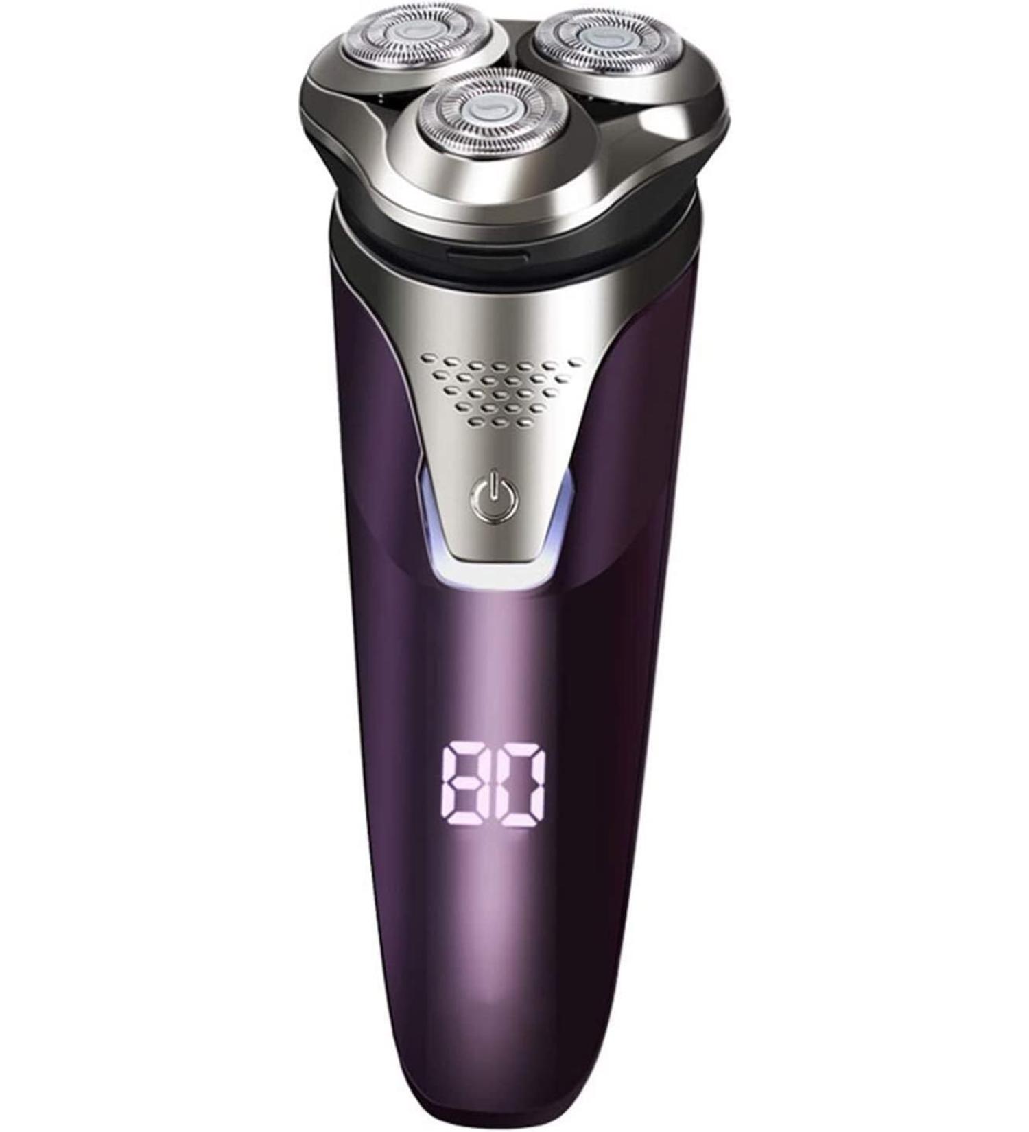 GeRRiT Electric Razor for Men - IPX7 Waterproof Wet & Dry Removable Trimmer - Premium Rotary Shaver with Charging Adapter - Buy Online on GoSupps.com