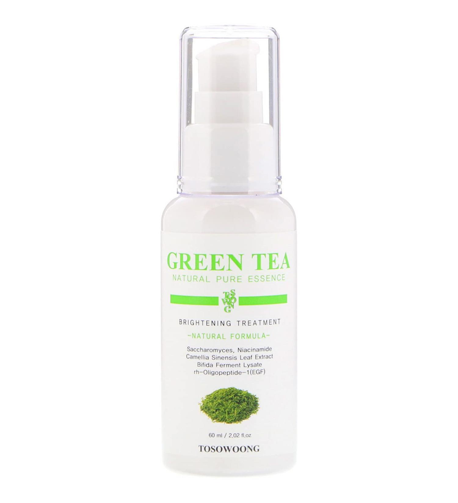 Tosowoong Green Tea Essence - Brightening Treatment 2.02 fl oz (60 ml) - Natural Skin Care - Buy Online on GoSupps.com
