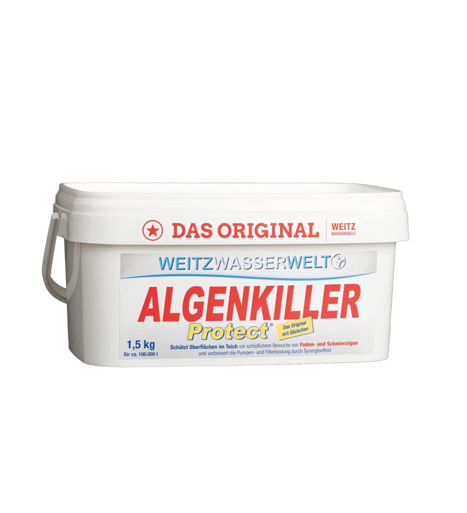 ALGENKILLER Protect - Premium Water Care for Garden & Swimming Ponds (1.5 kg for up to 100 000 liters) - International Shipping Available - Buy Online on GoSupps.com