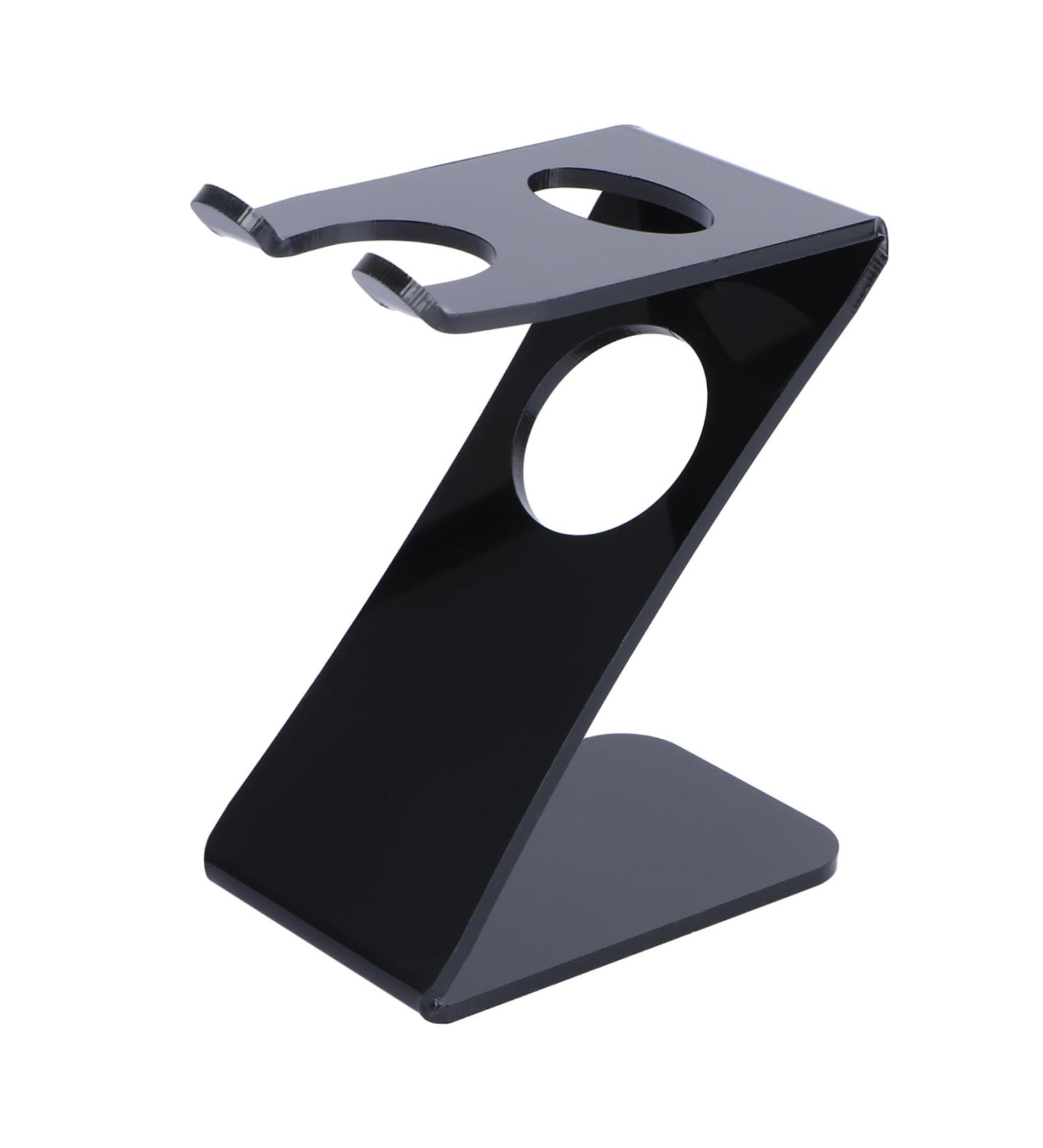 Minkissy Acrylic Stand Brush Bracket - Men's Care Set Z-Shaped Holder for Shaving Brushes & Manual Razors | Universal Brush Holder - Buy Online on GoSupps.com