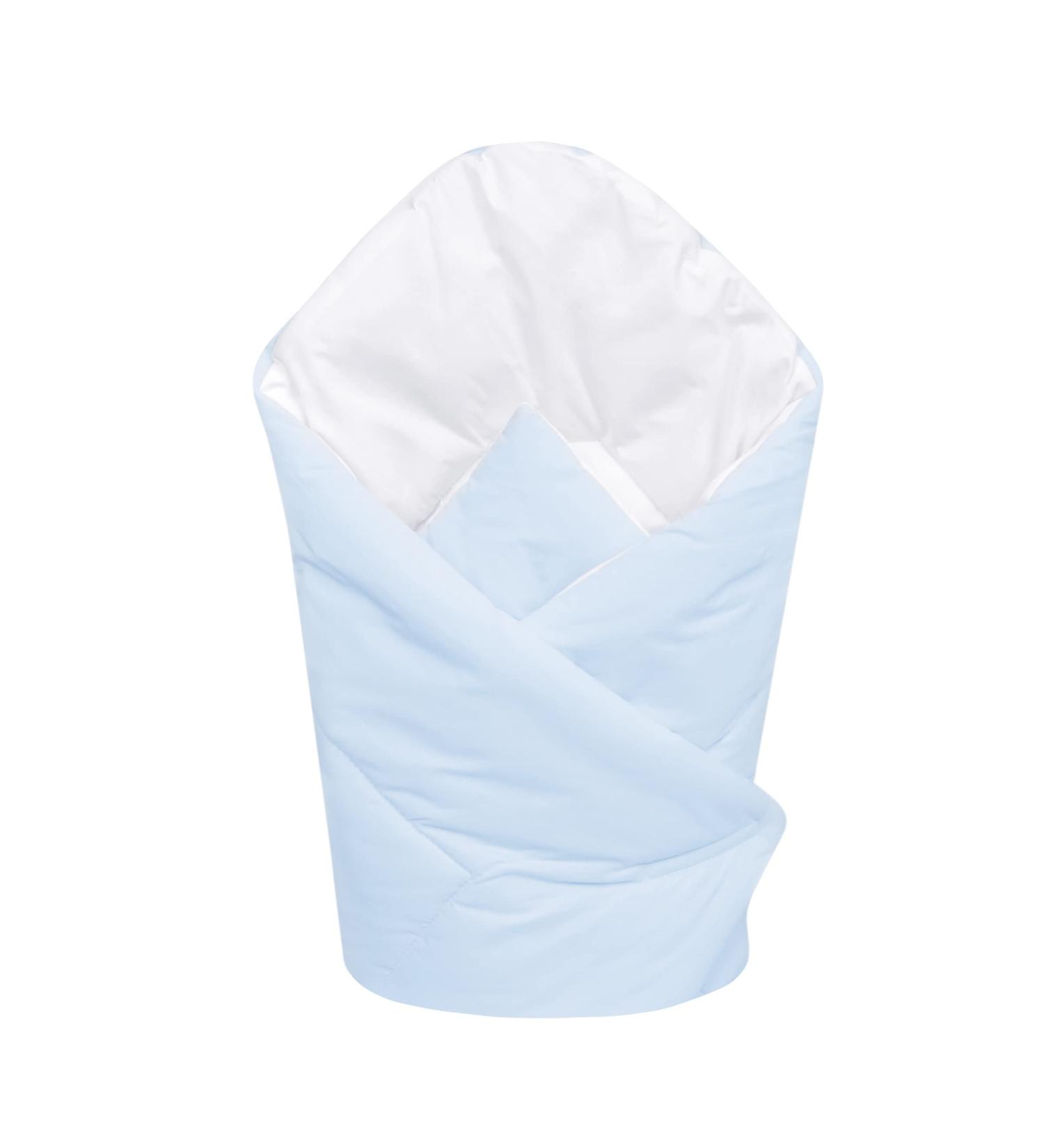 Baby Swaddle Wrap Blanket | Newborn Cotton Swaddling Sleeping Bag 0-3 Months (Blue) - Buy Online on GoSupps.com