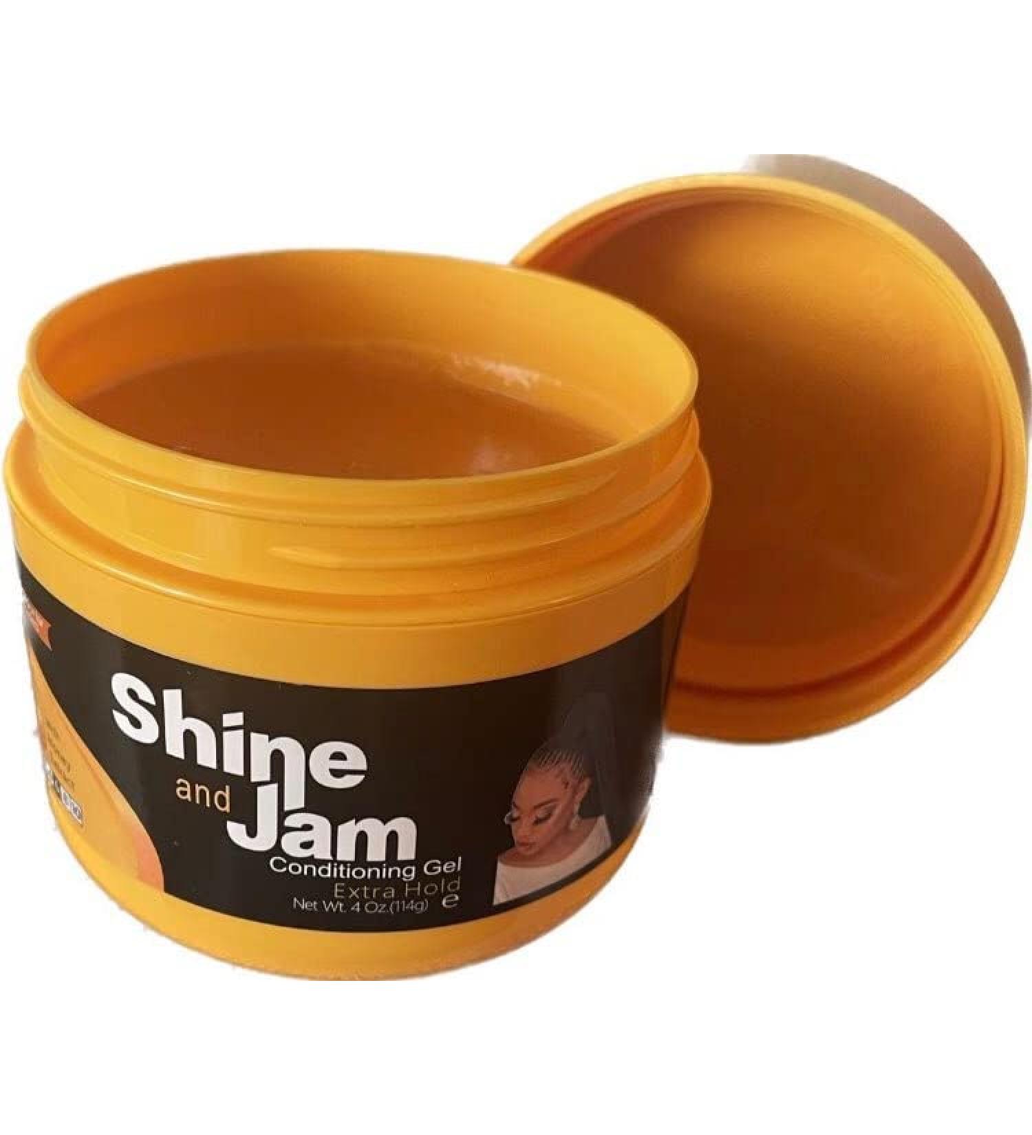 Shine N Jam Conditioning Gel Extra Hold 4oz - Ultimate Styling Control - Buy Online on GoSupps.com