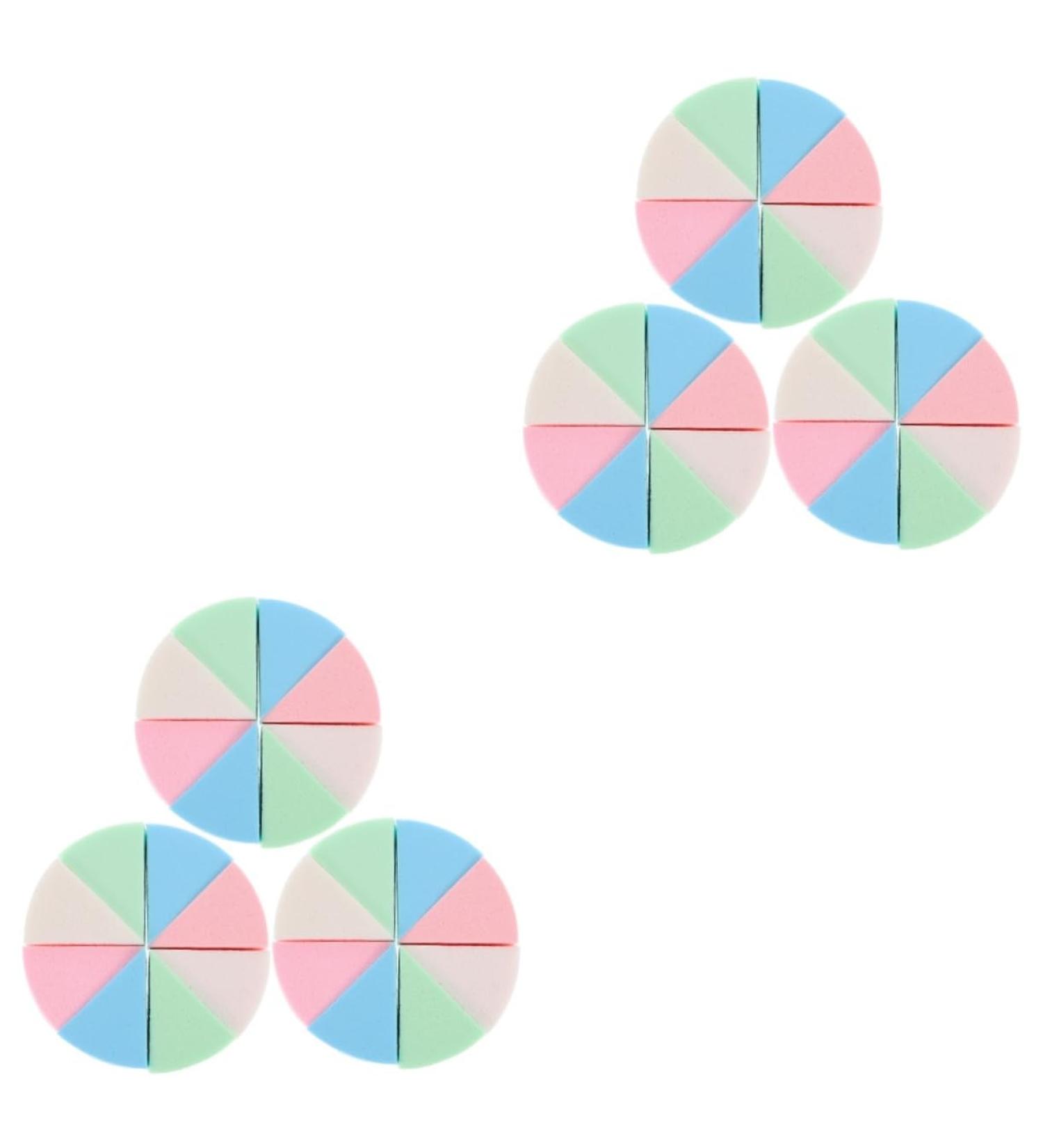 Beaupretty 6 Sets Triangular Sponge Puff Powder Makeup White Foundation Triangle Puffs for Face Powder Makeup Sponge Tools Sponges Latex Sponge Puff Girl Makeup Foundation Make up - Buy Online on GoSupps.com