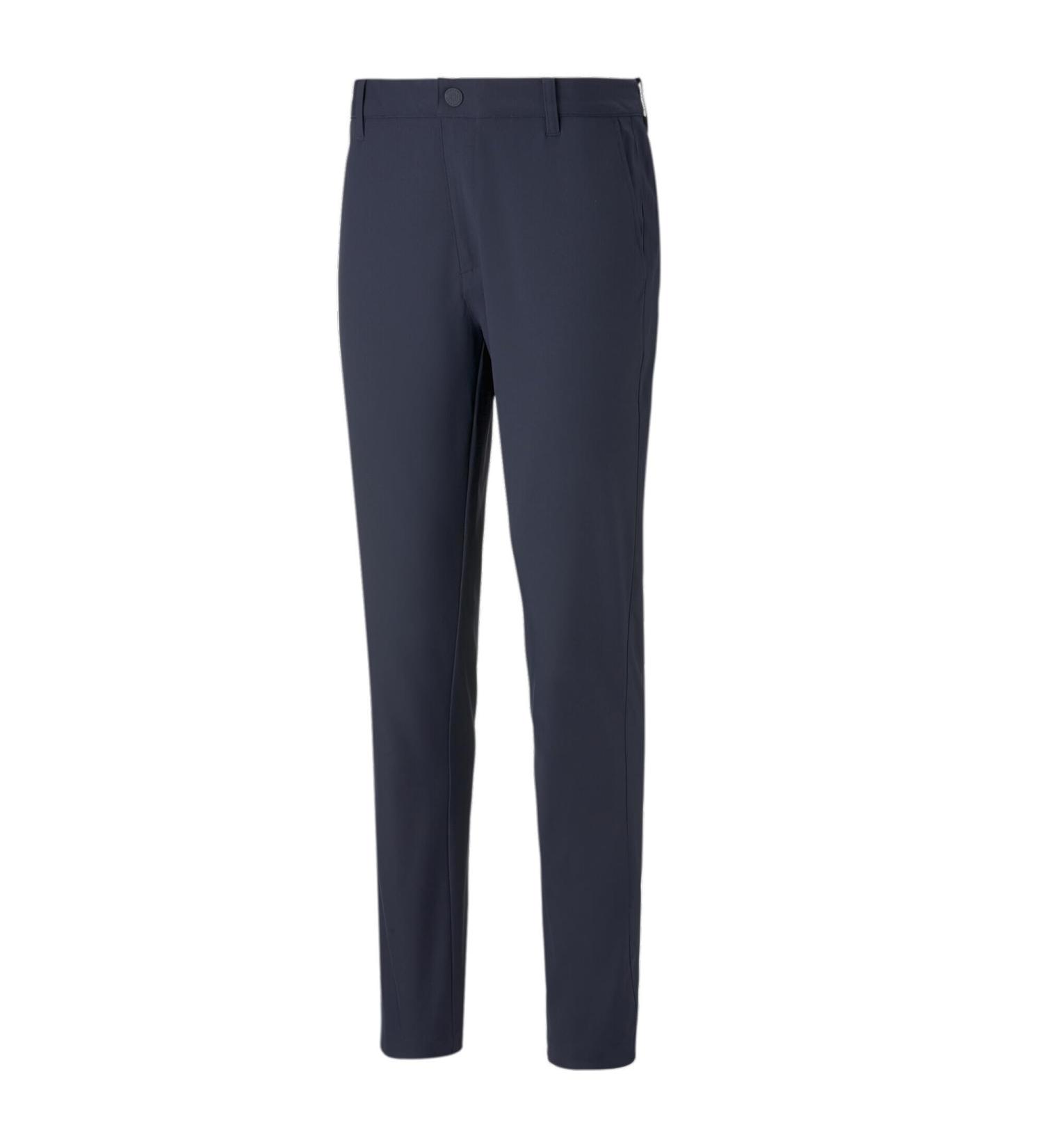 PUMA Men's Tailored Woven Pants - 34 Navy Blazer Blue | Shop Internationally for Stylish Comfort - Buy Online on GoSupps.com