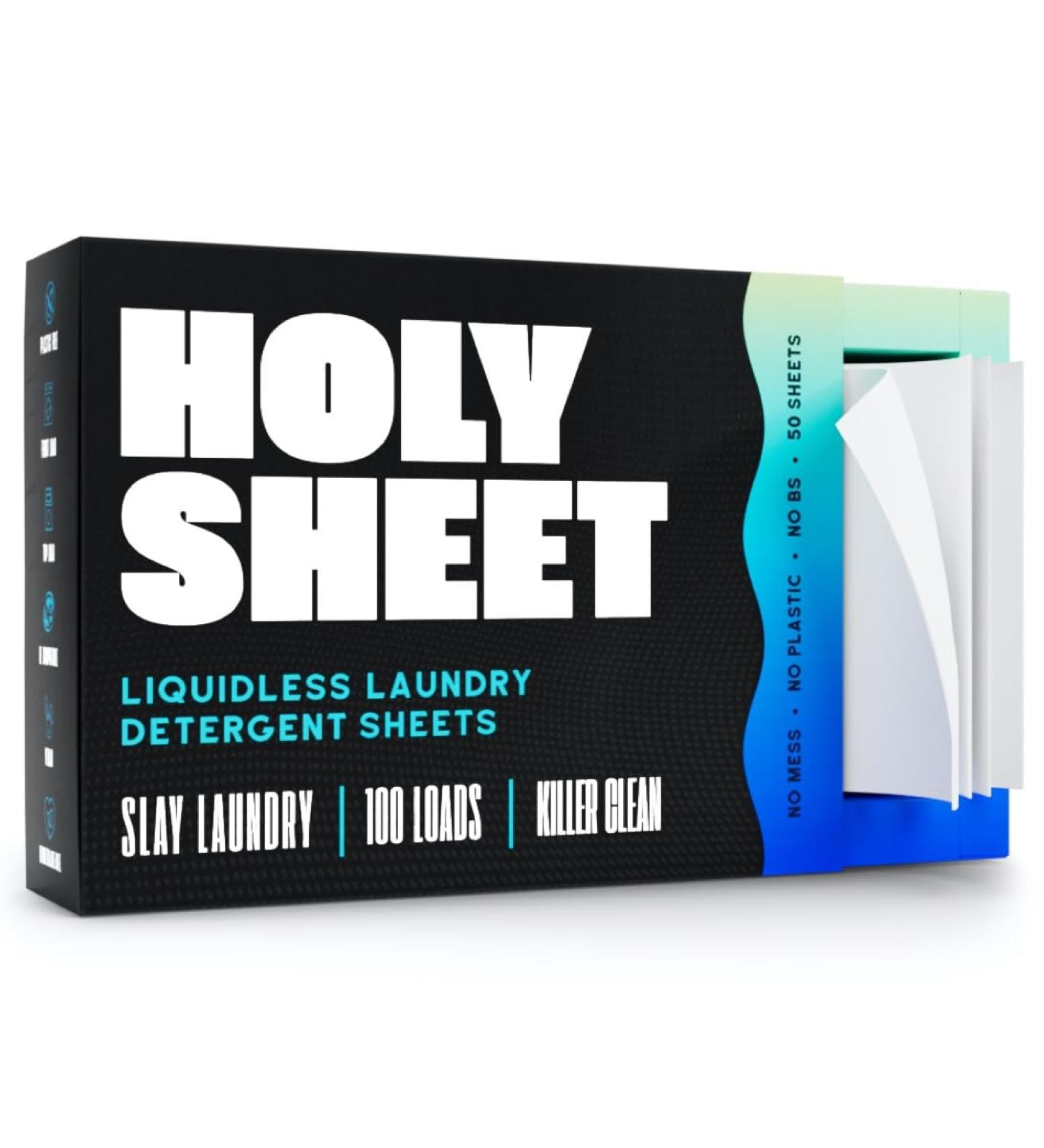 Eco-Friendly Laundry Detergent Sheets - Biodegradable Mess-Free Hypoallergenic 100 Loads of Concentrated Power - Buy Online on GoSupps.com