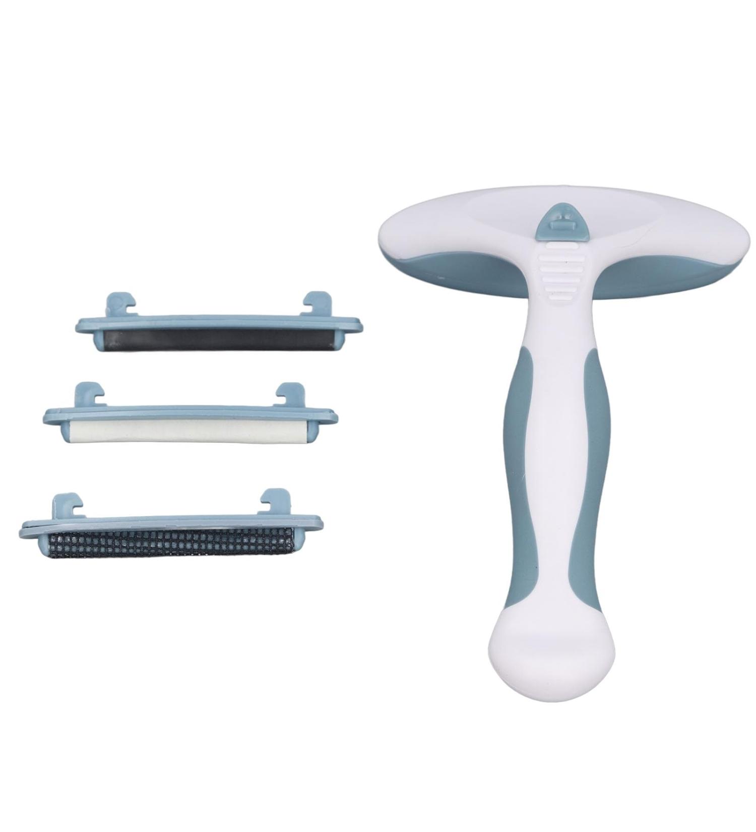 Lint Remover with Replaceable Heads - Quick Release Manual Fuzz Remover for Clothing | Shop Internationally - Buy Online on GoSupps.com