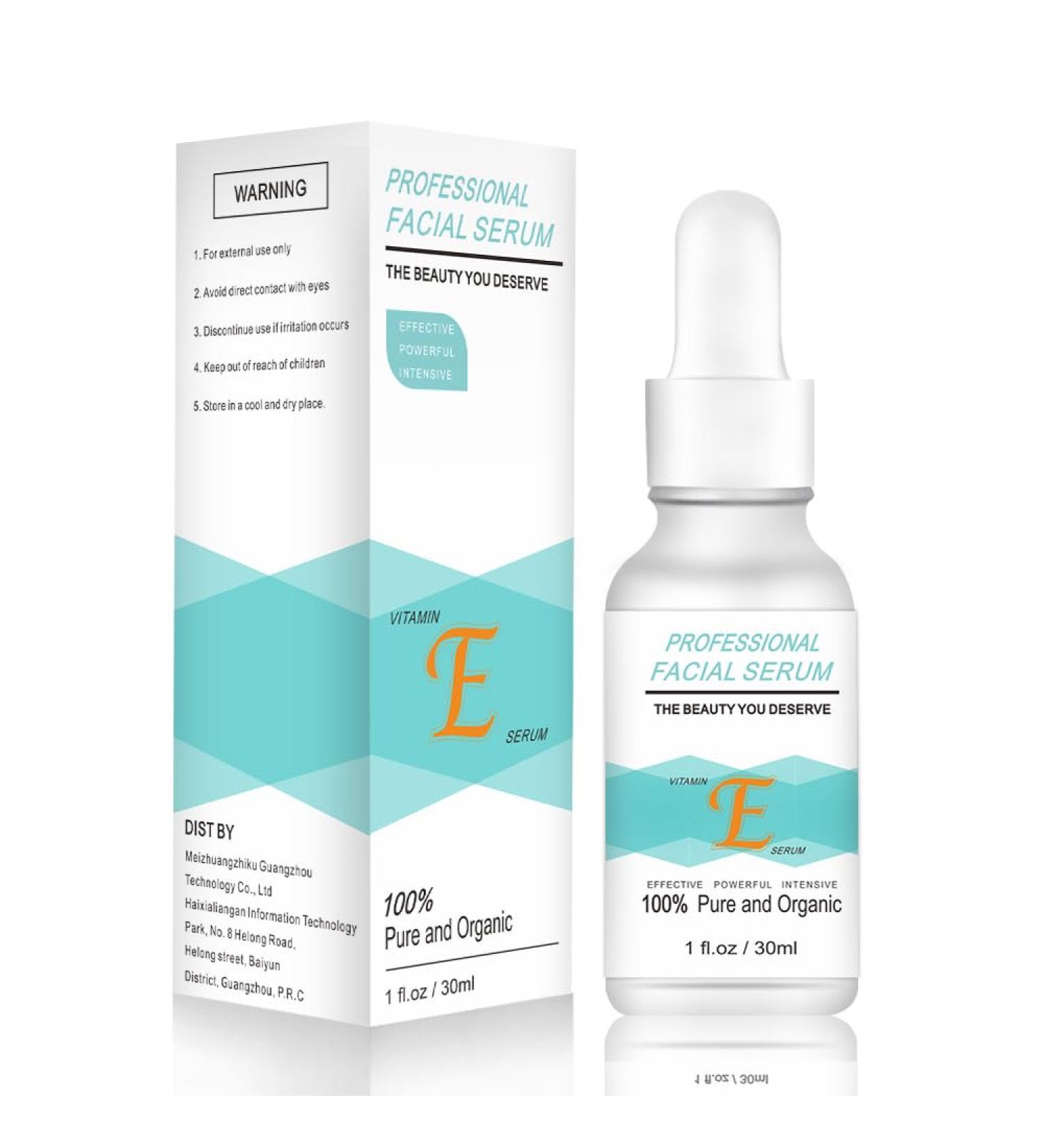 Vitamin E Serum for Face | 20% Anti-Aging Formula with Vitamin C | Reduces Dryness Dark Spots & Wrinkles | 1 fl oz - Buy Online on GoSupps.com