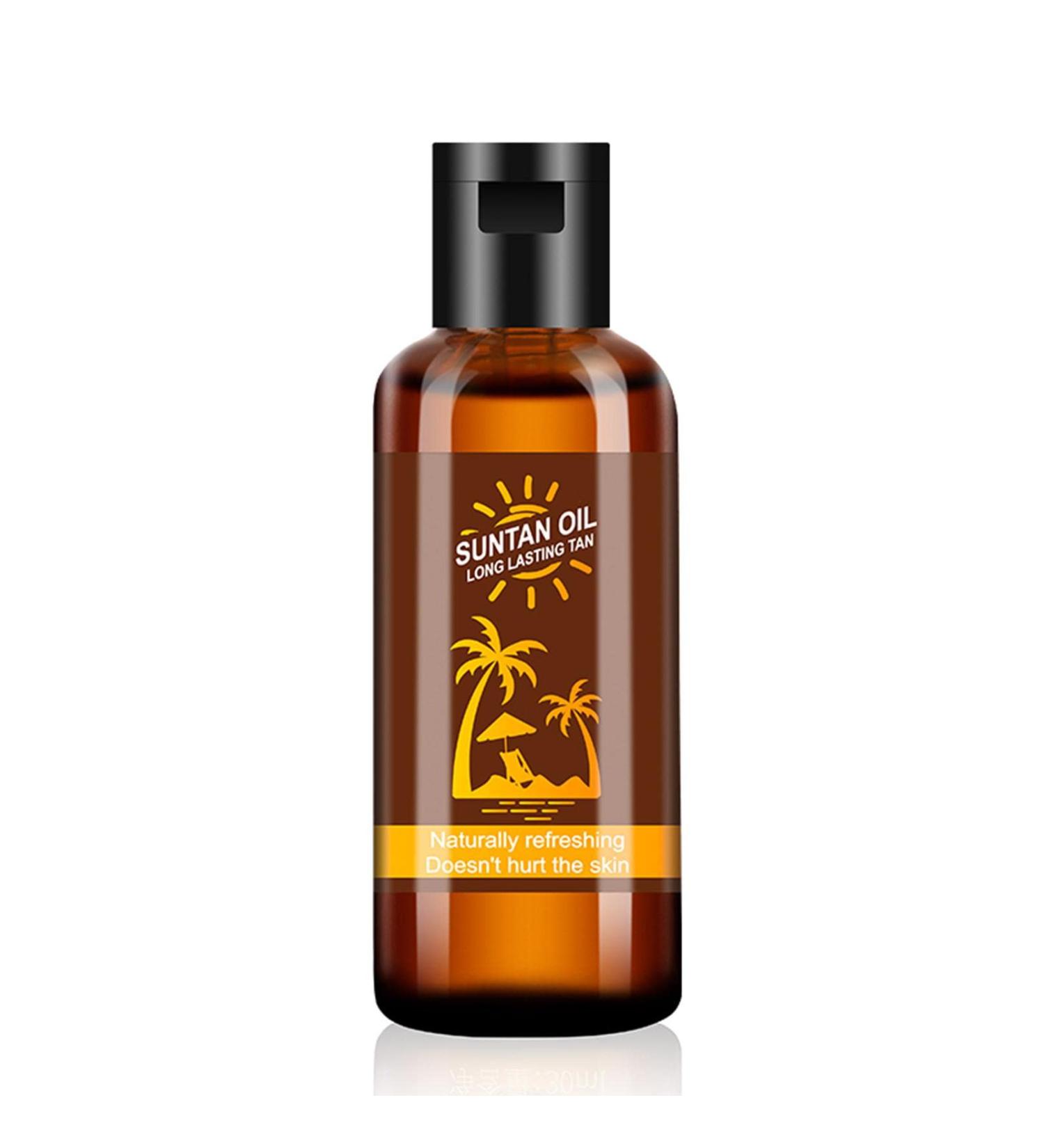 Self-tanning Tanning Oil - Self-Tanning Complexion - Intensely Moisturizes the Skin - Sunless Tanning - Suitable for Sunbathing - 35 L - Buy Online on GoSupps.com