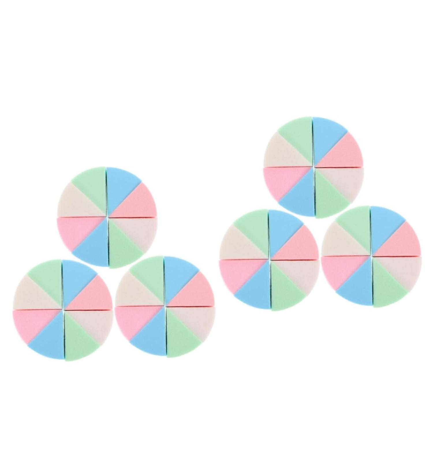 Beavorty 6 Sets Triangular Sponge Puff Makeup Sponges Wet and Dry Makeup Sponge Powder Puff Women Cosmetic Supply Cleansing Cotton Pads Makeup Latex Sponge Latex Makeup Sponge for Women Mix - Buy Online on GoSupps.com